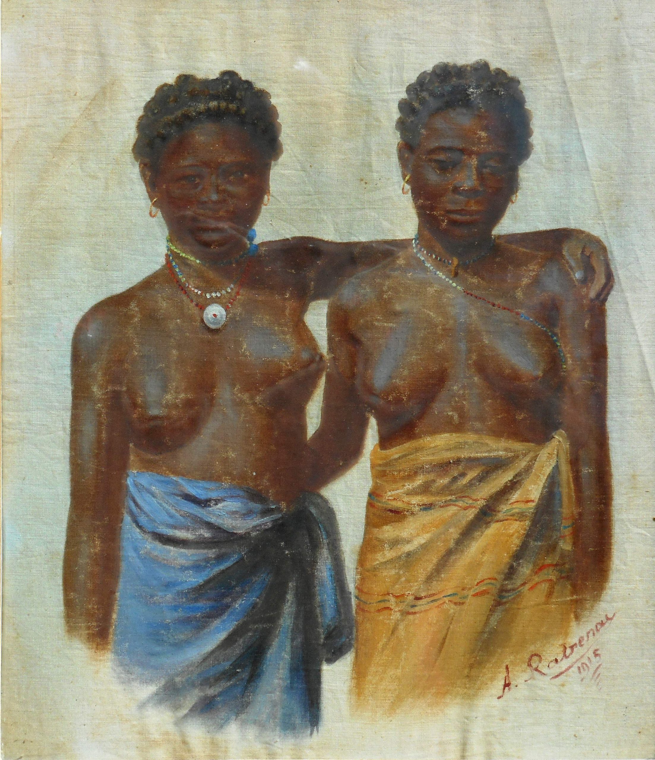 ANTOINE RATRENA pstmc 30x26 cm à vue 1915