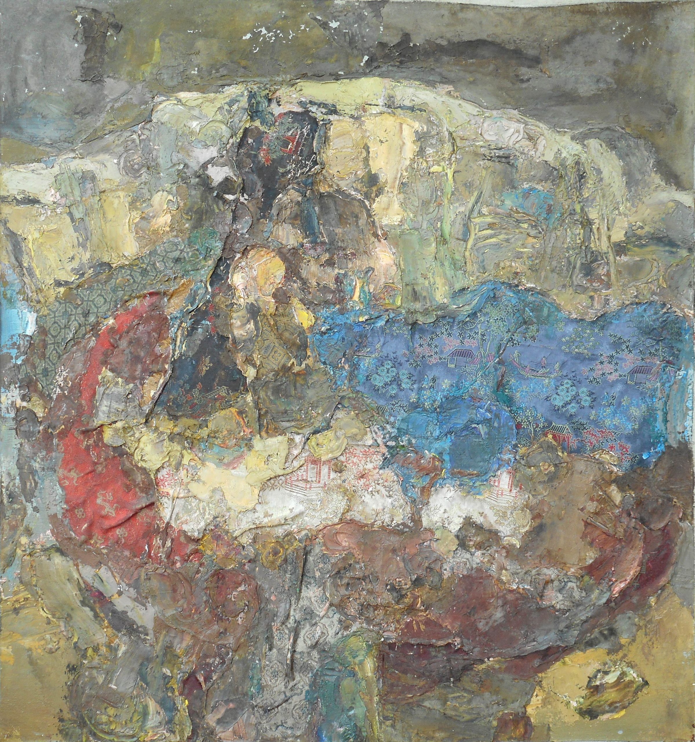 ZENG LI tech mixte 75 x 70 cm 1991