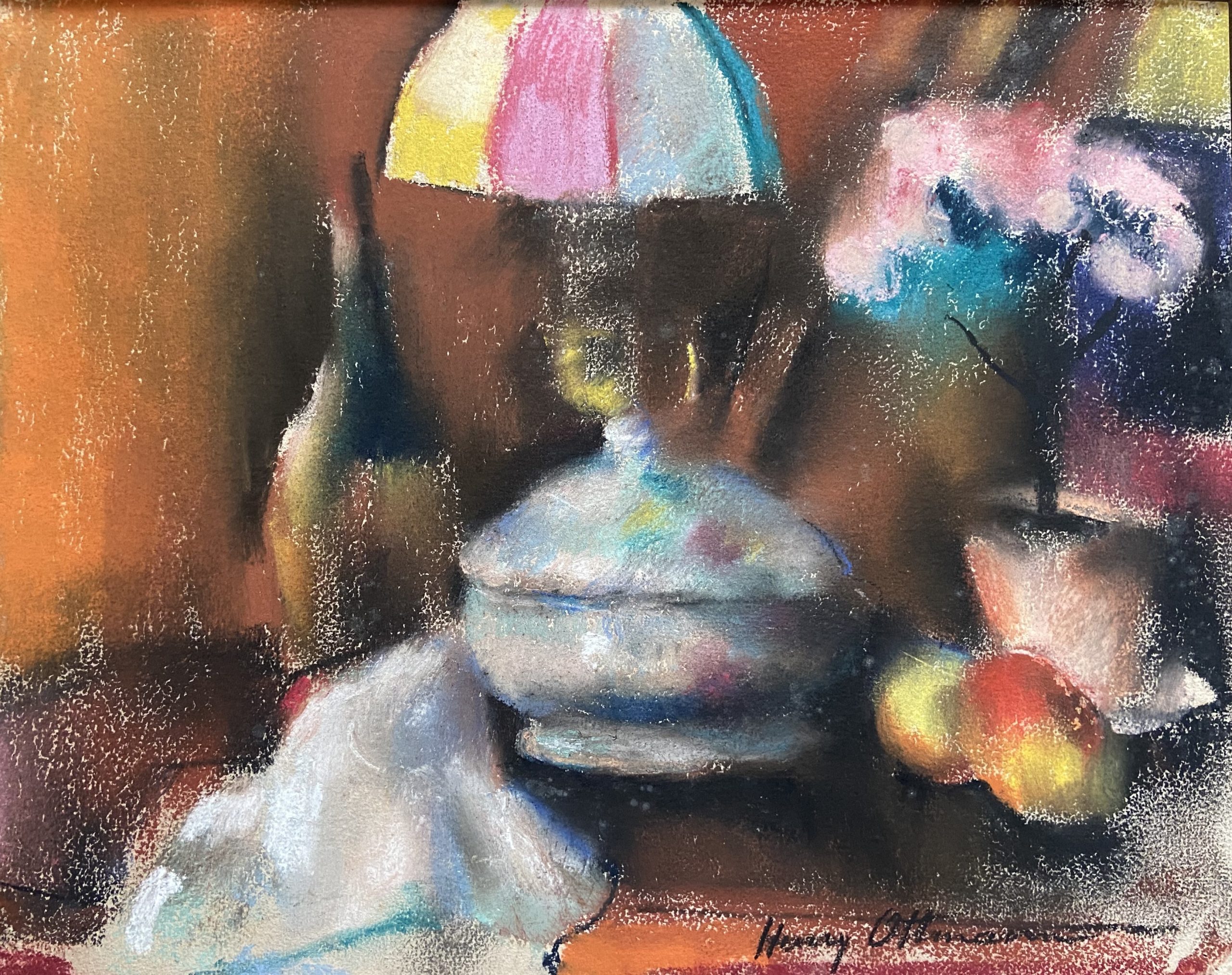 Ottmann Nature morte à la lampe 1