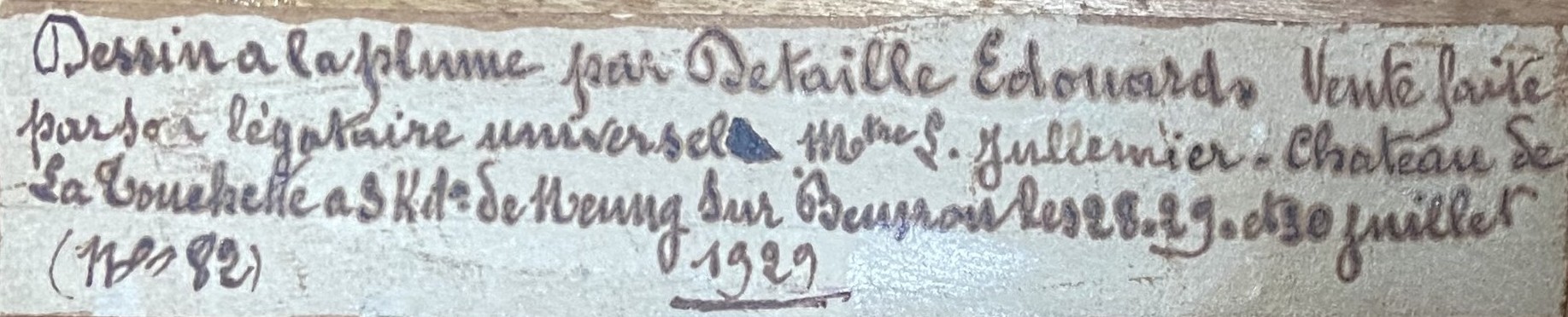 Detaille encre sur bois 6
