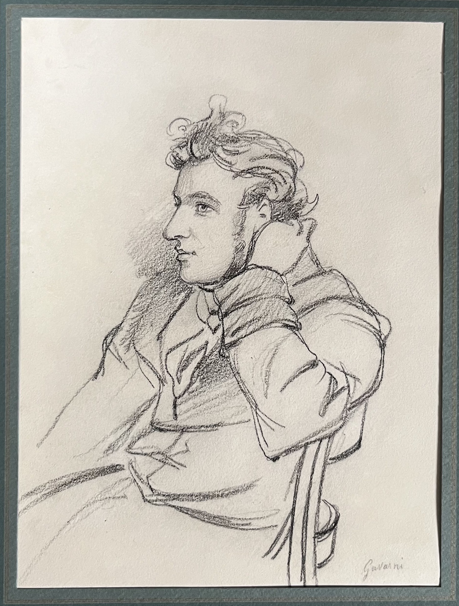 Jeune homme accoudé