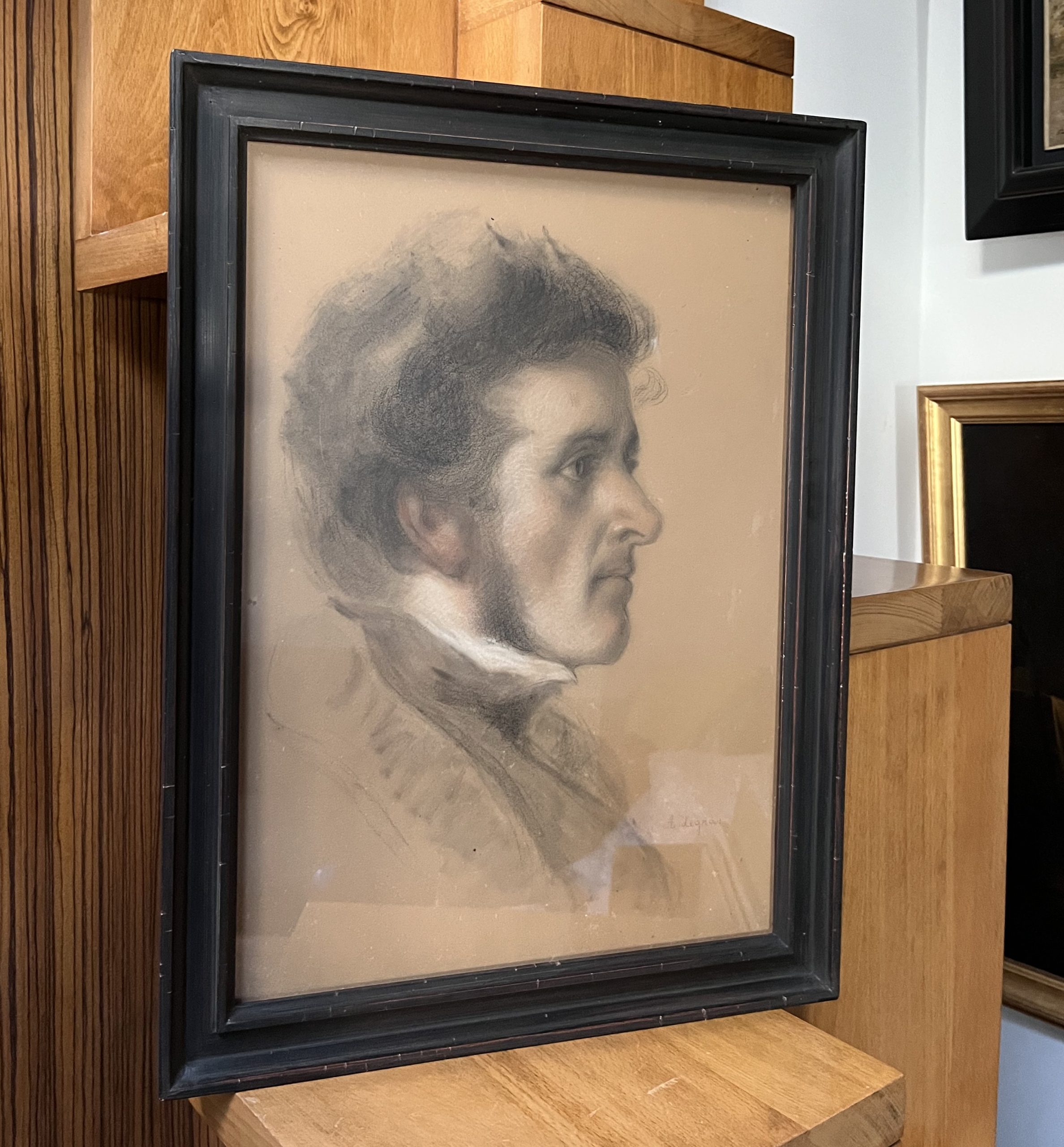 Legras portrait d'homme pastel 10