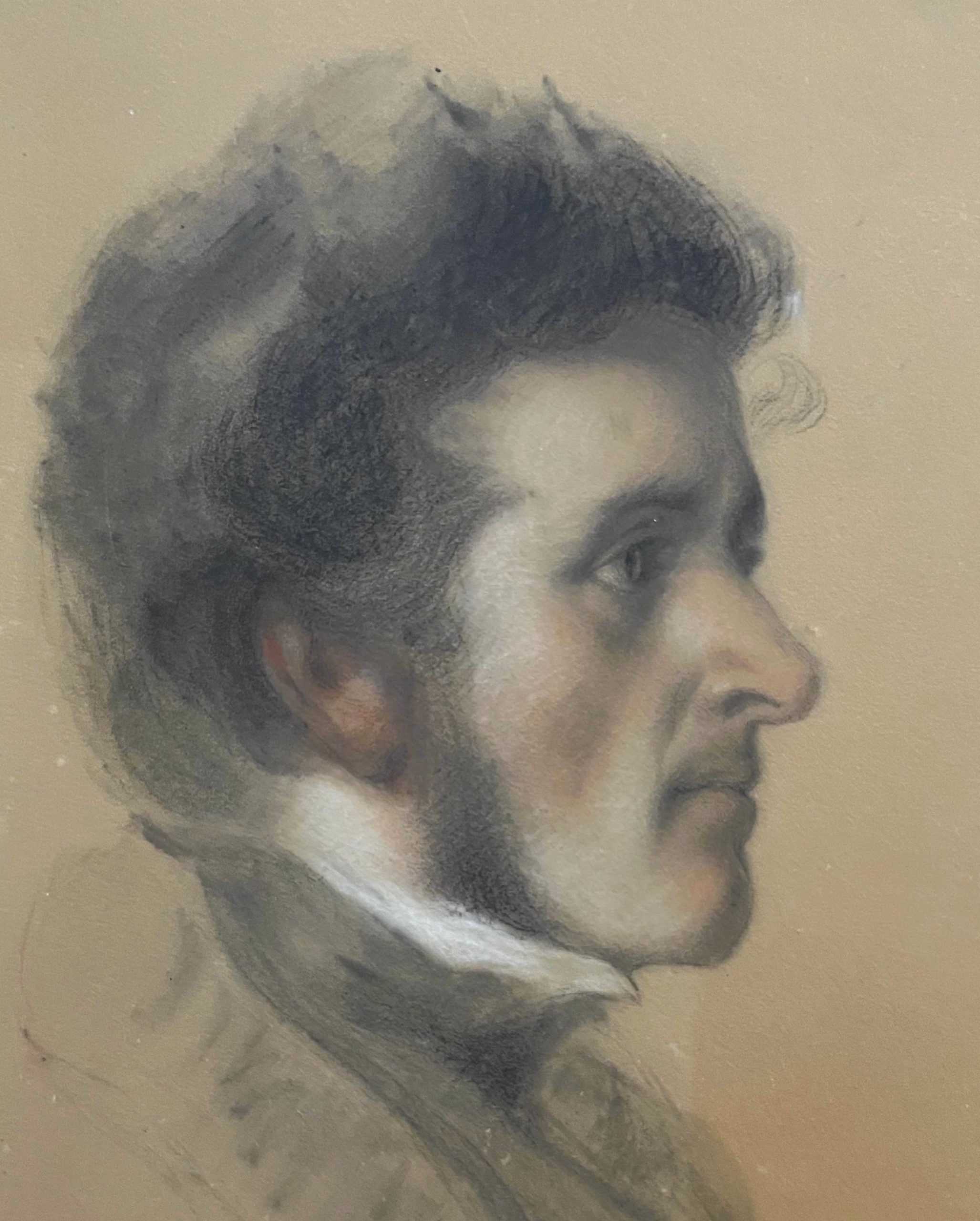 Legras portrait d'homme pastel 3