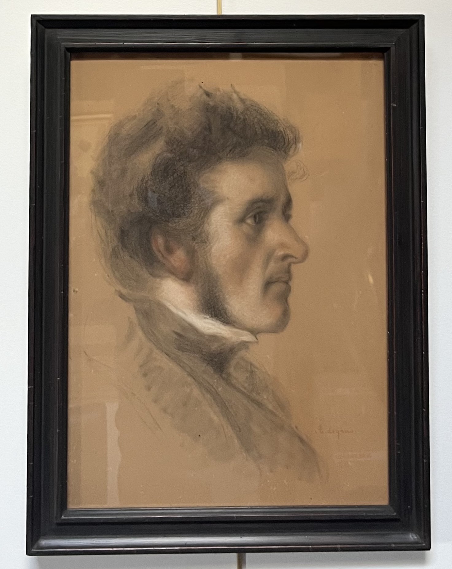 Legras portrait d'homme pastel 5