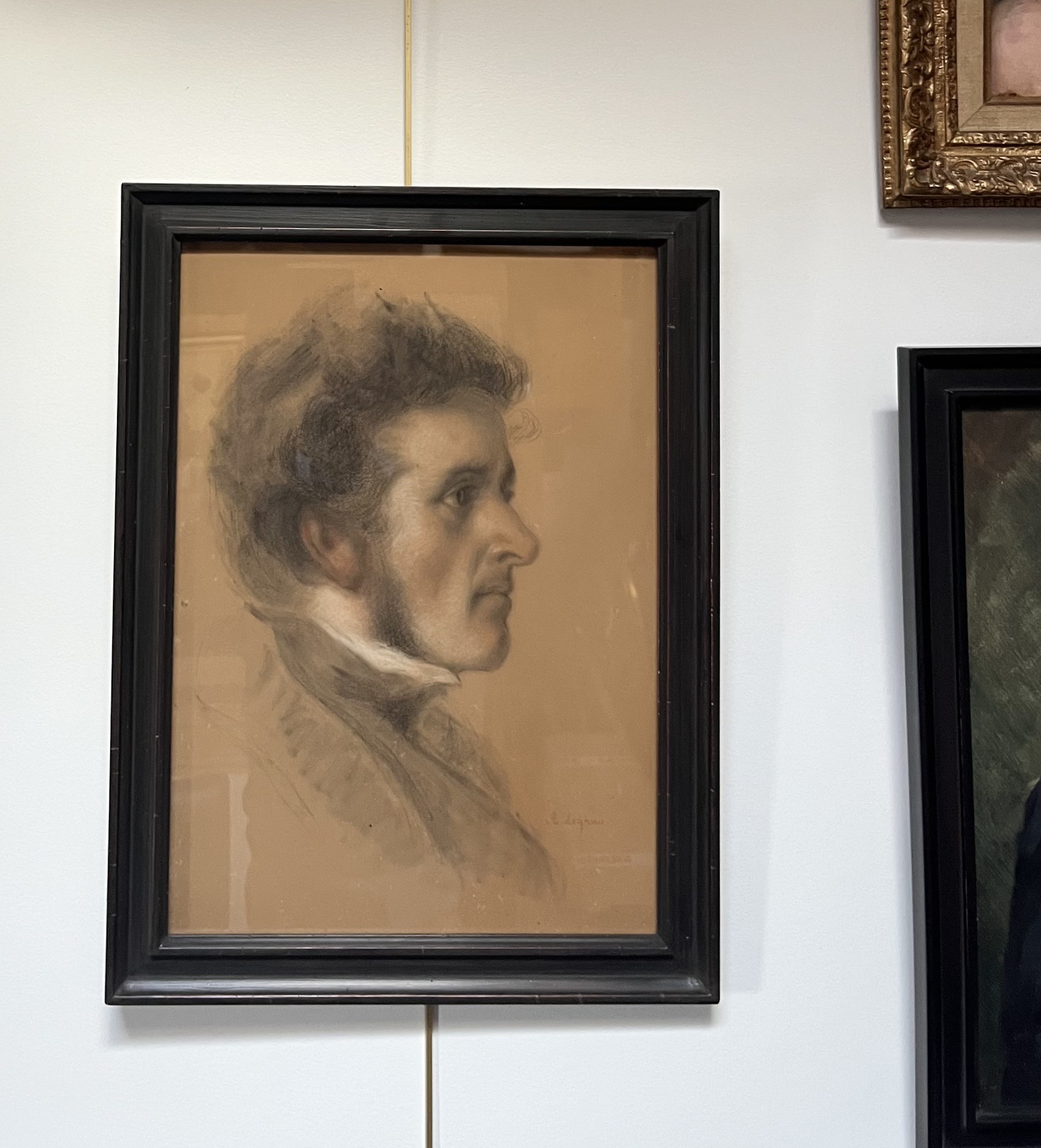 Legras portrait d'homme pastel 6