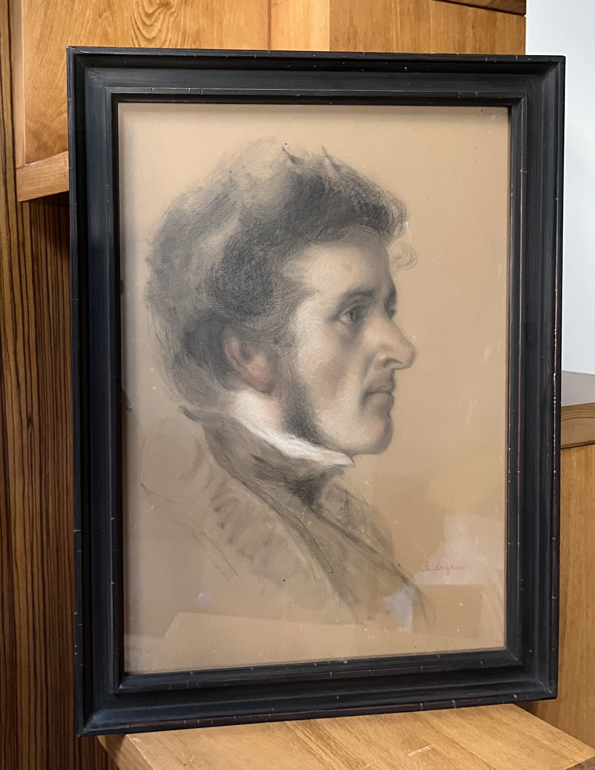 Legras portrait d'homme pastel 8