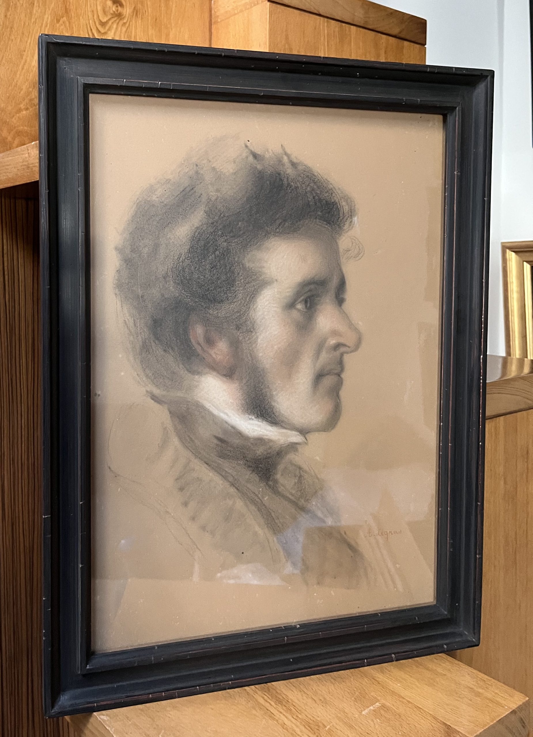 Legras portrait d'homme pastel 9