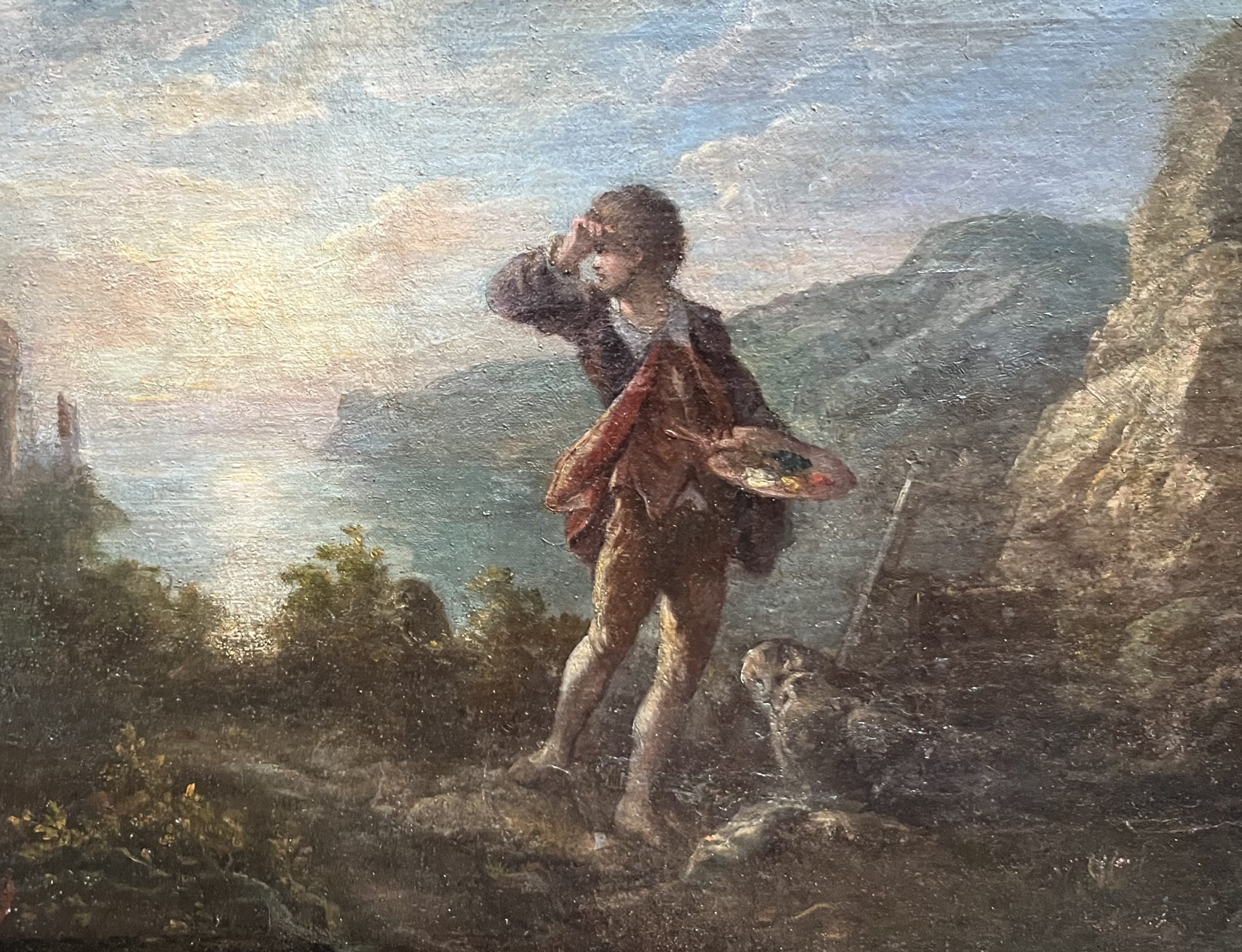 Le peintre dans un paysage 2