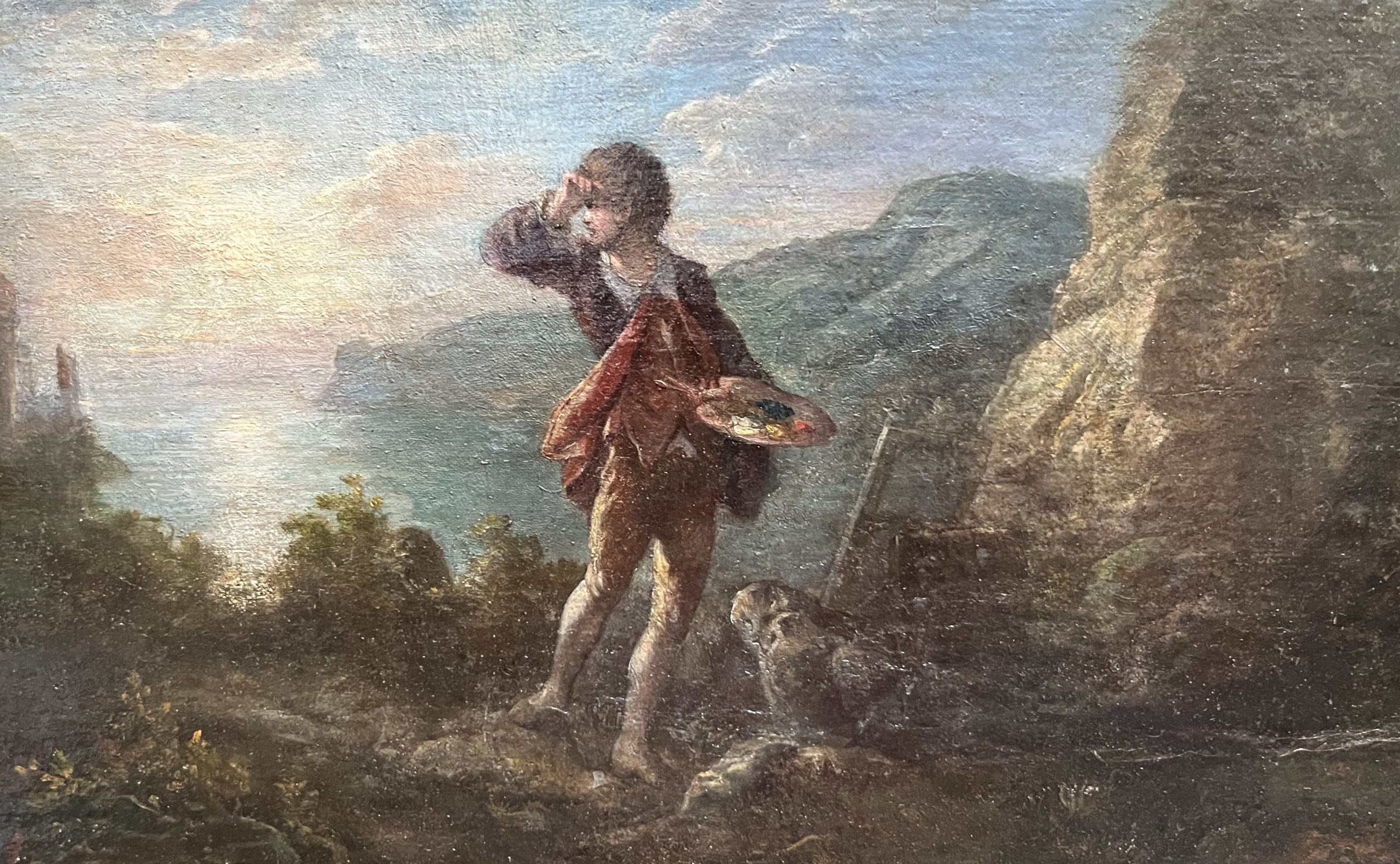 Le peintre dans un paysage 3