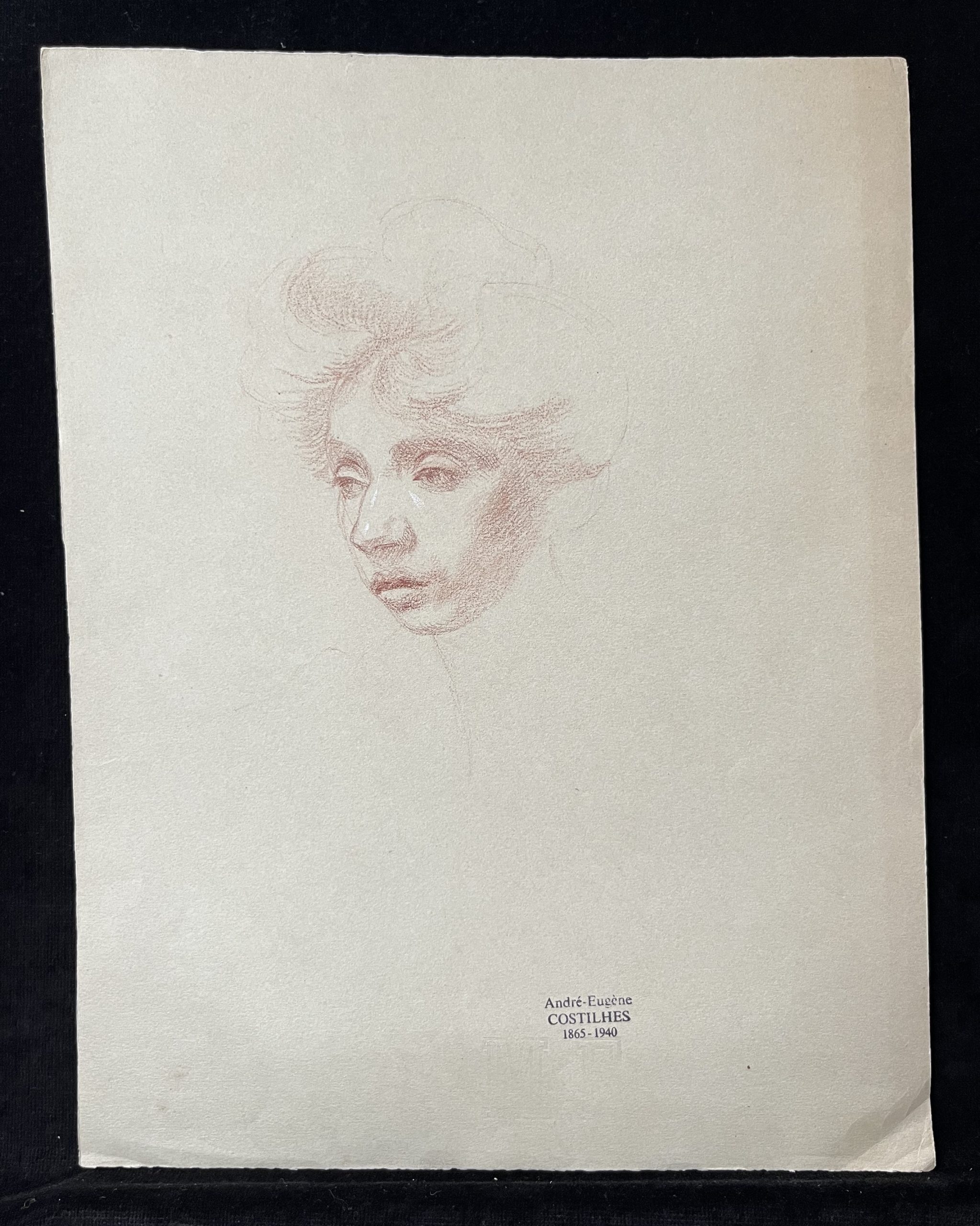 Costilhes Portrait de femme sanguine 2