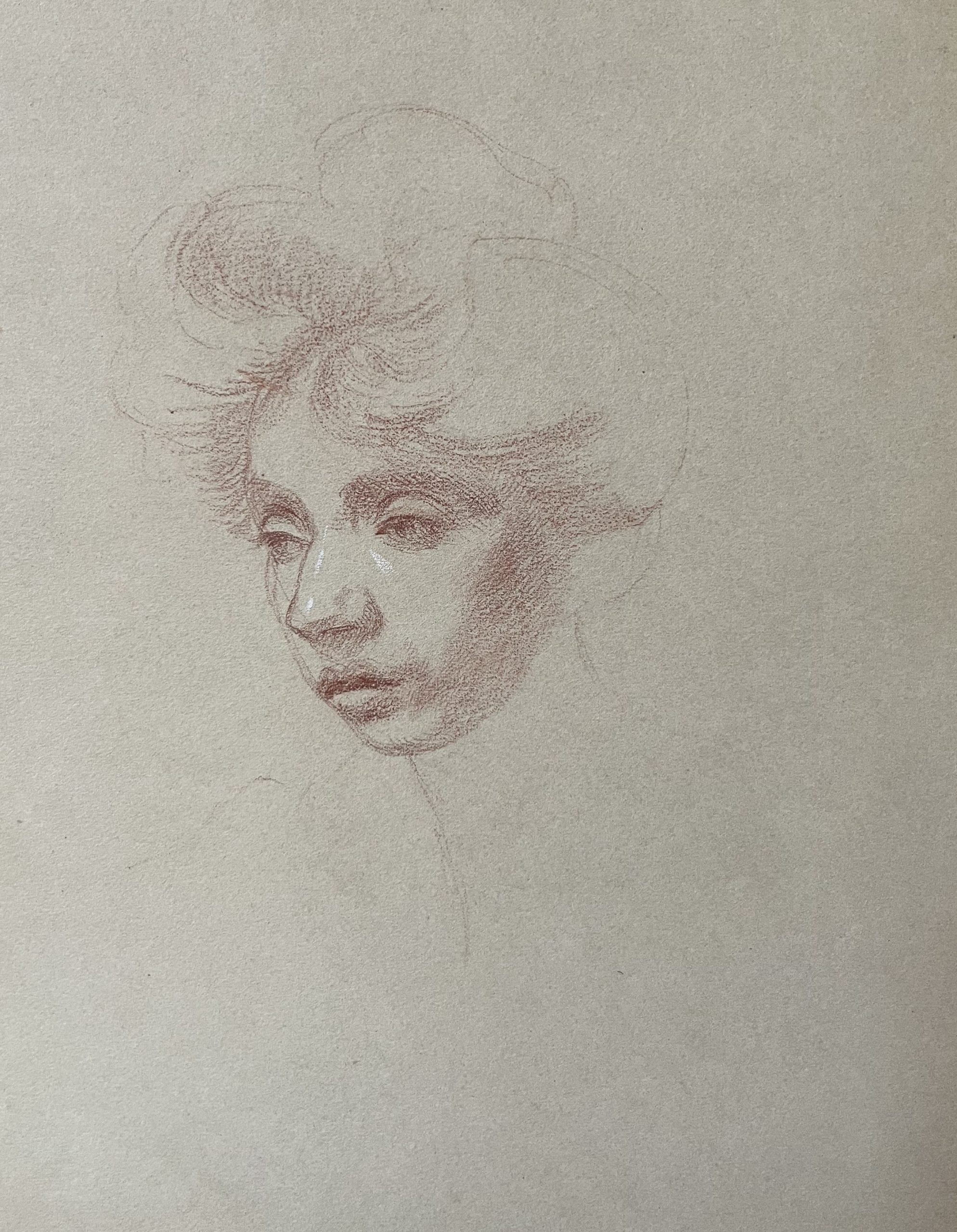 Costilhes Portrait de femme sanguine 4