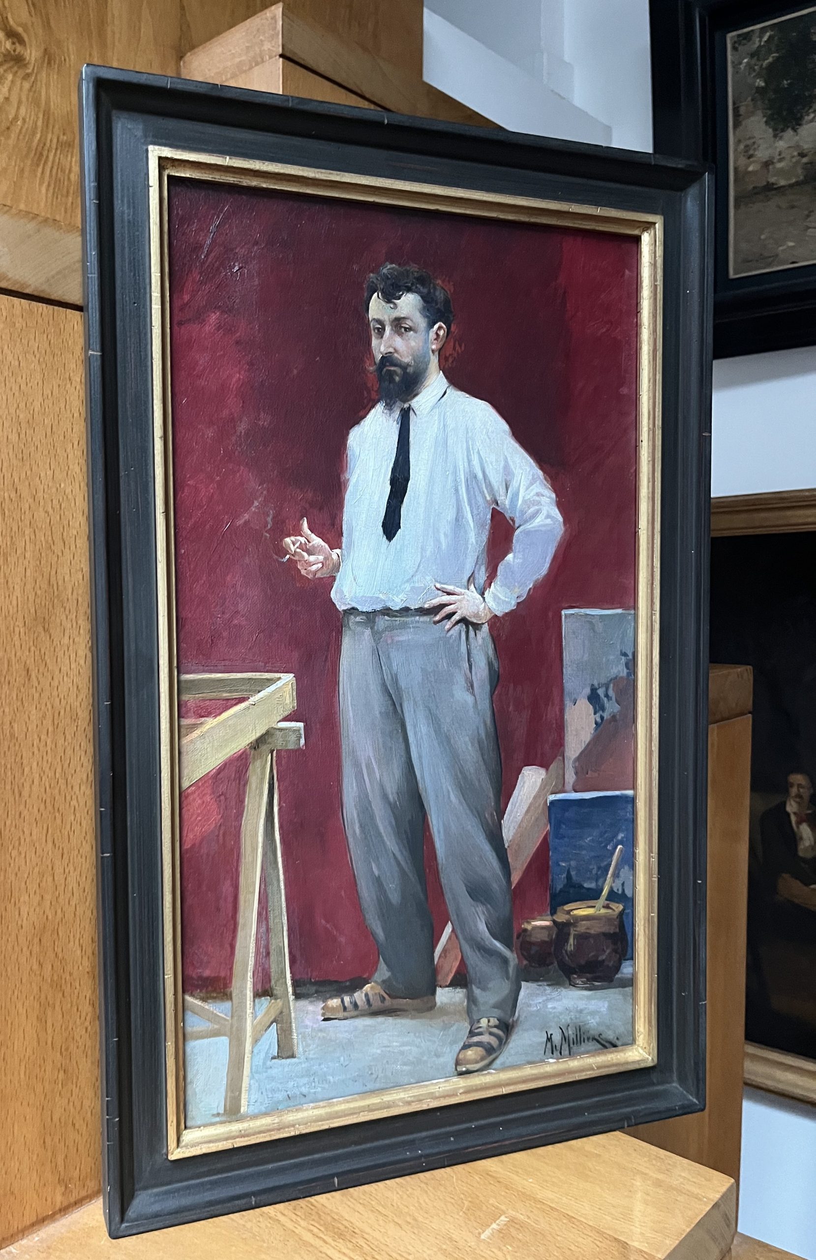 Maurice Milliere Portrait d'artiste 10