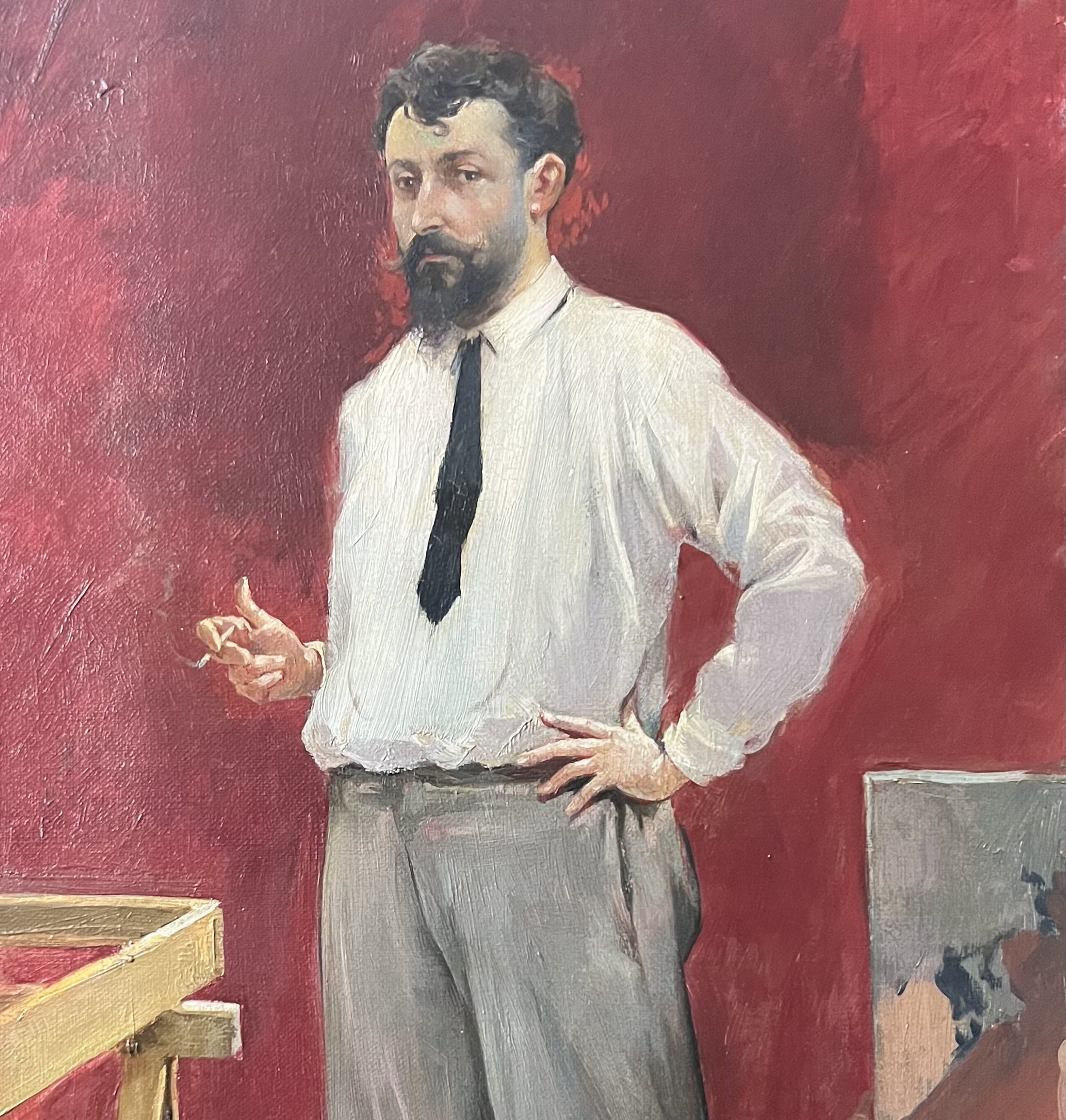 Maurice Milliere Portrait d'artiste 4