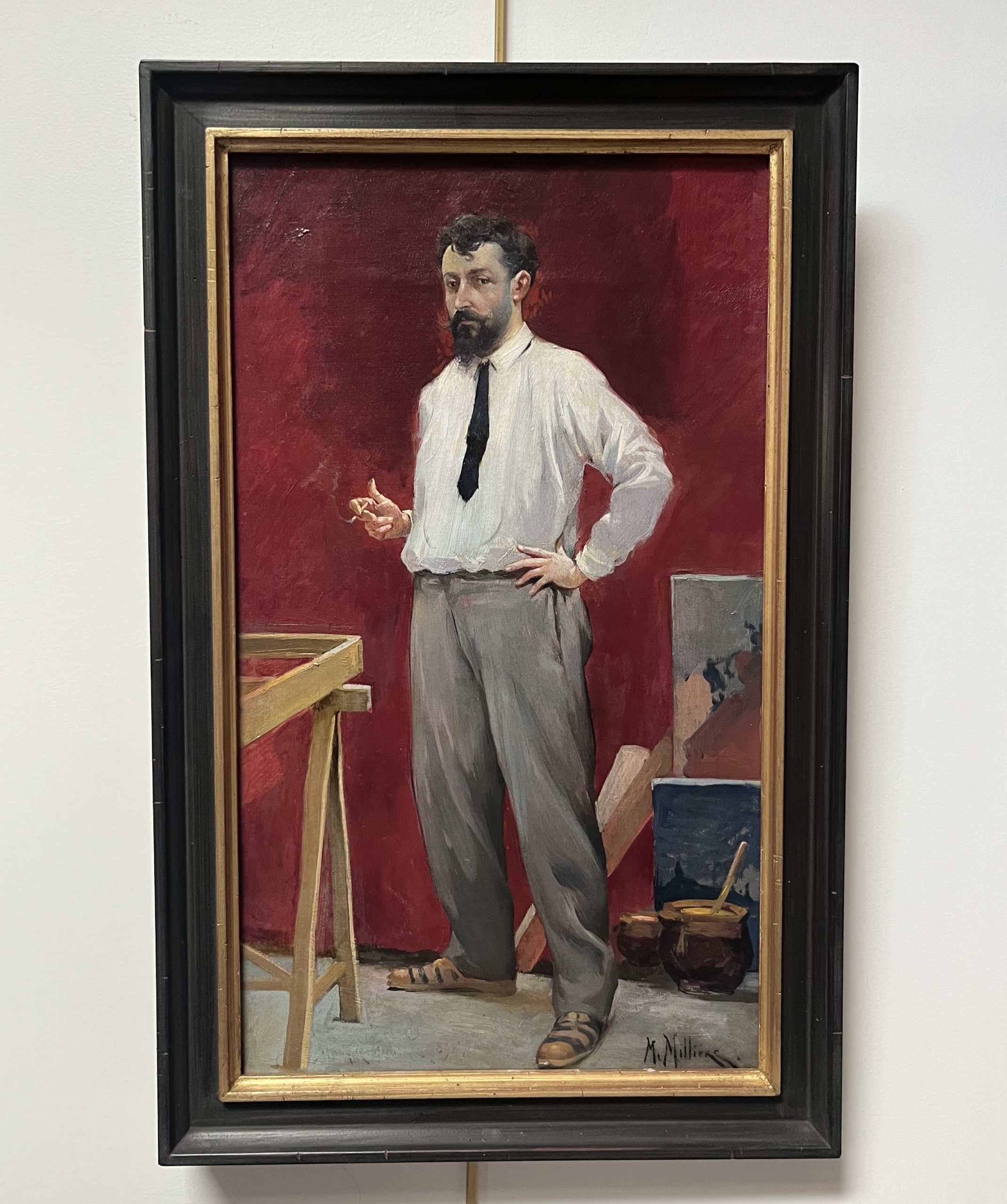 Maurice Milliere Portrait d'artiste 6 2