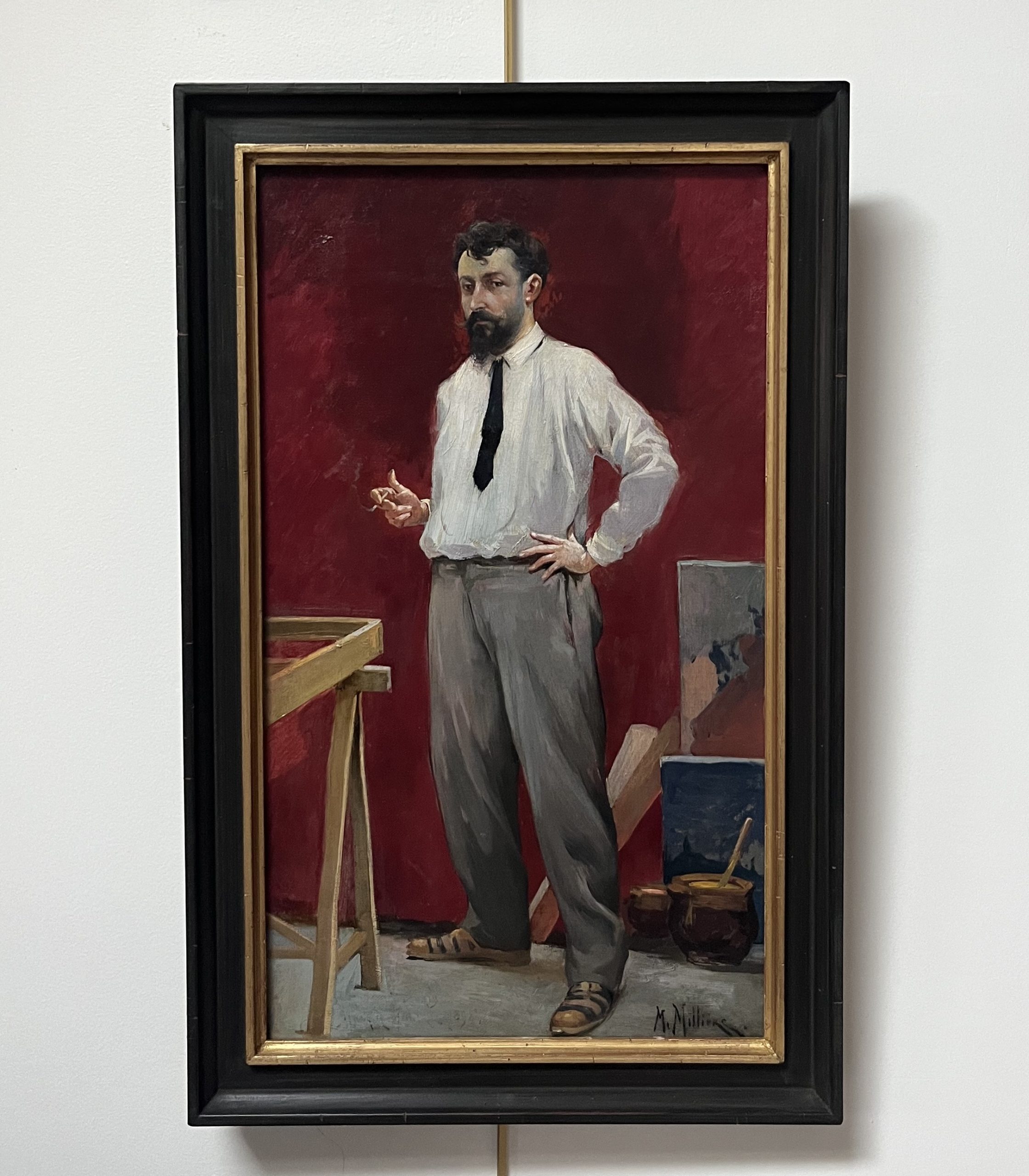 Maurice Milliere Portrait d'artiste 7