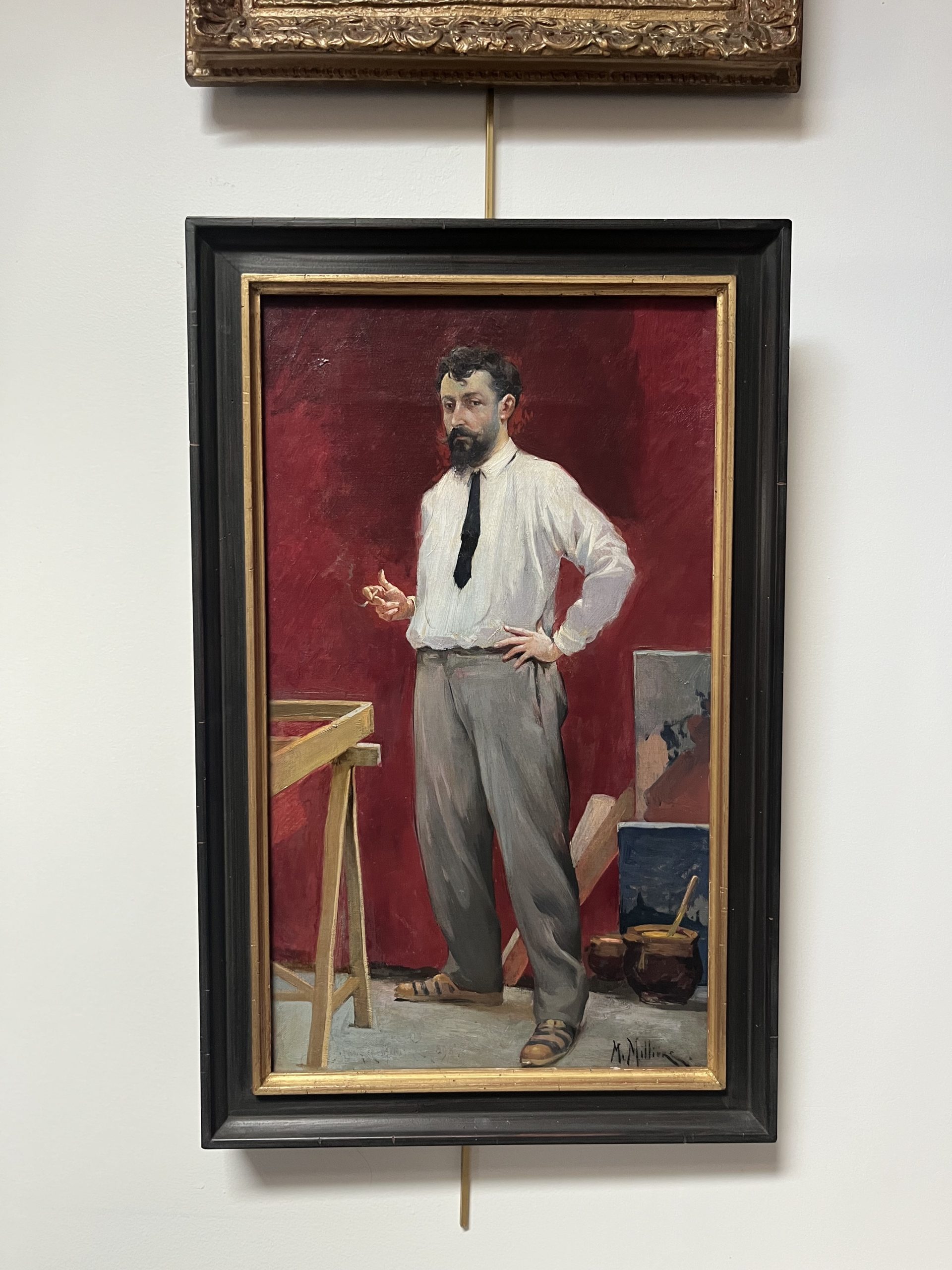 Maurice Milliere Portrait d'artiste 8 2