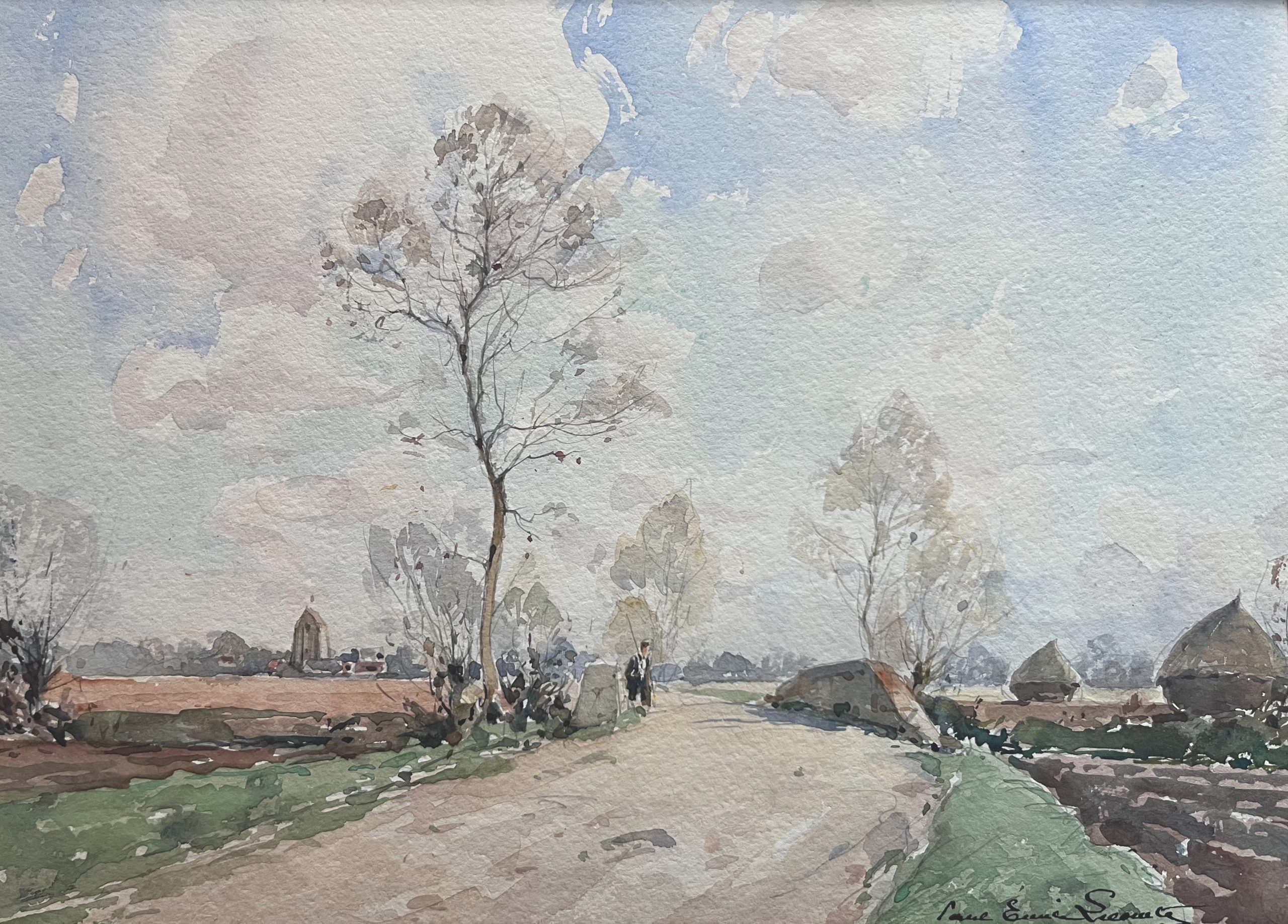 Paul Emile Lecomte Route de campagne 1