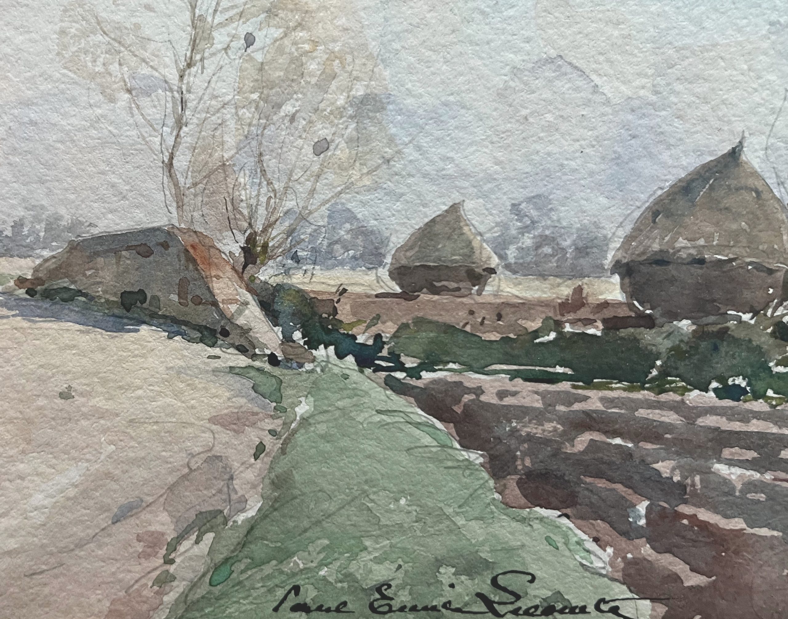 Paul Emile Lecomte Route de campagne 4