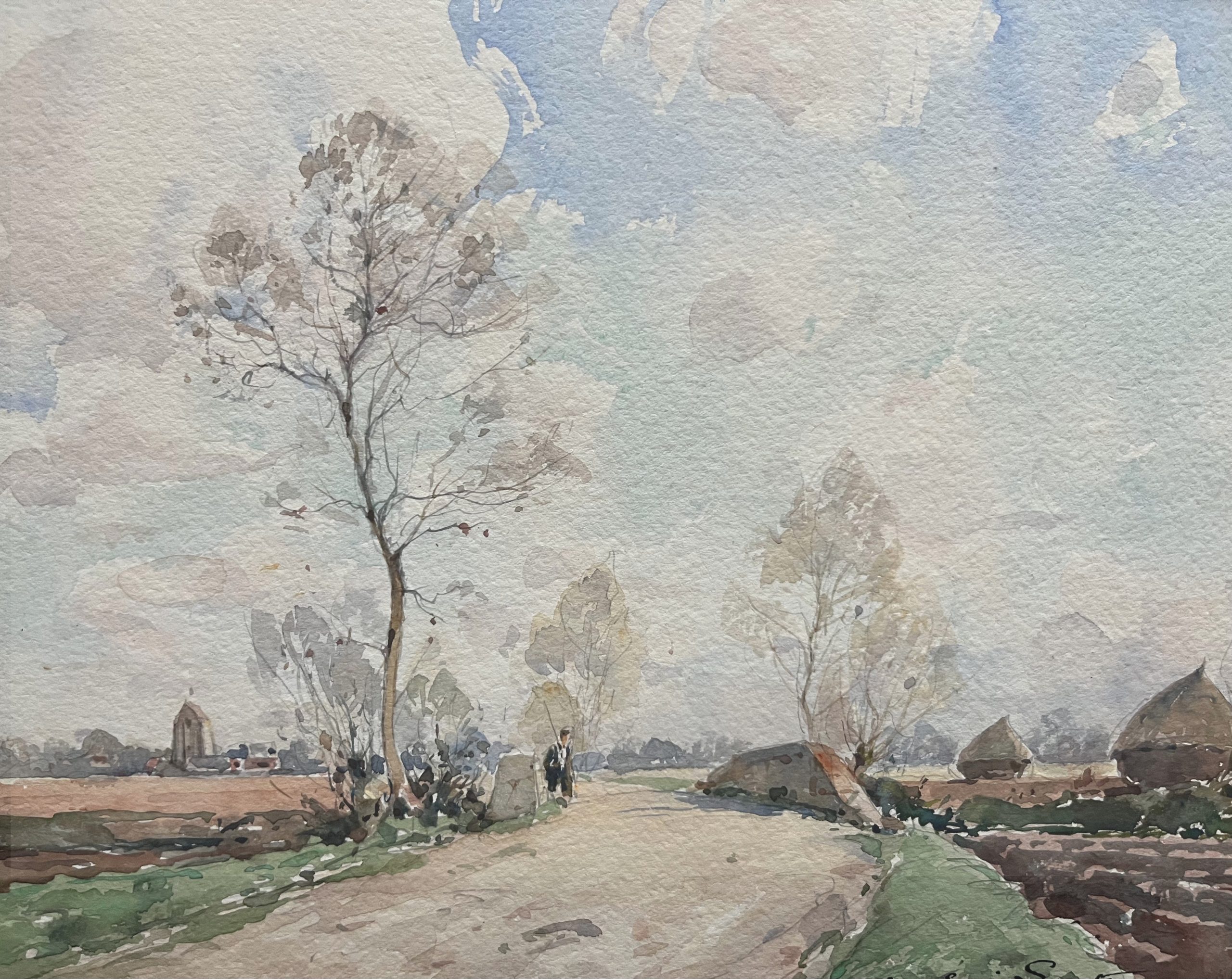 Paul Emile Lecomte Route de campagne 8