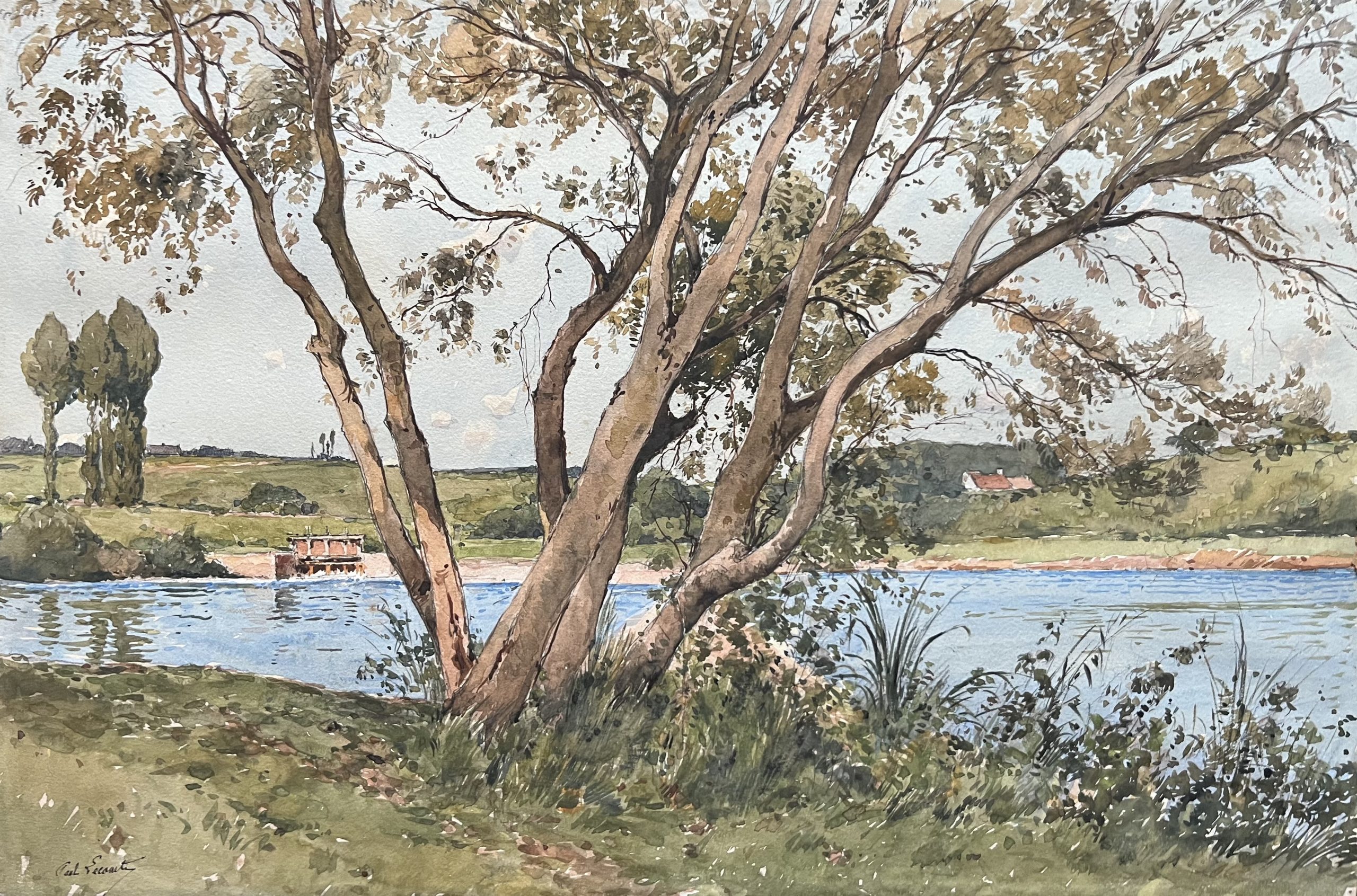 Paul Lecomte Bord de rivière 1