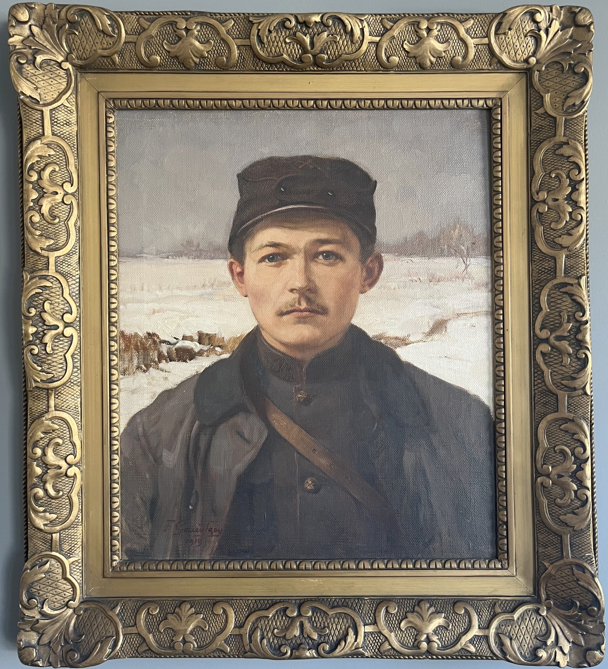 Fernand Gaudfroy Soldat en hiver 11