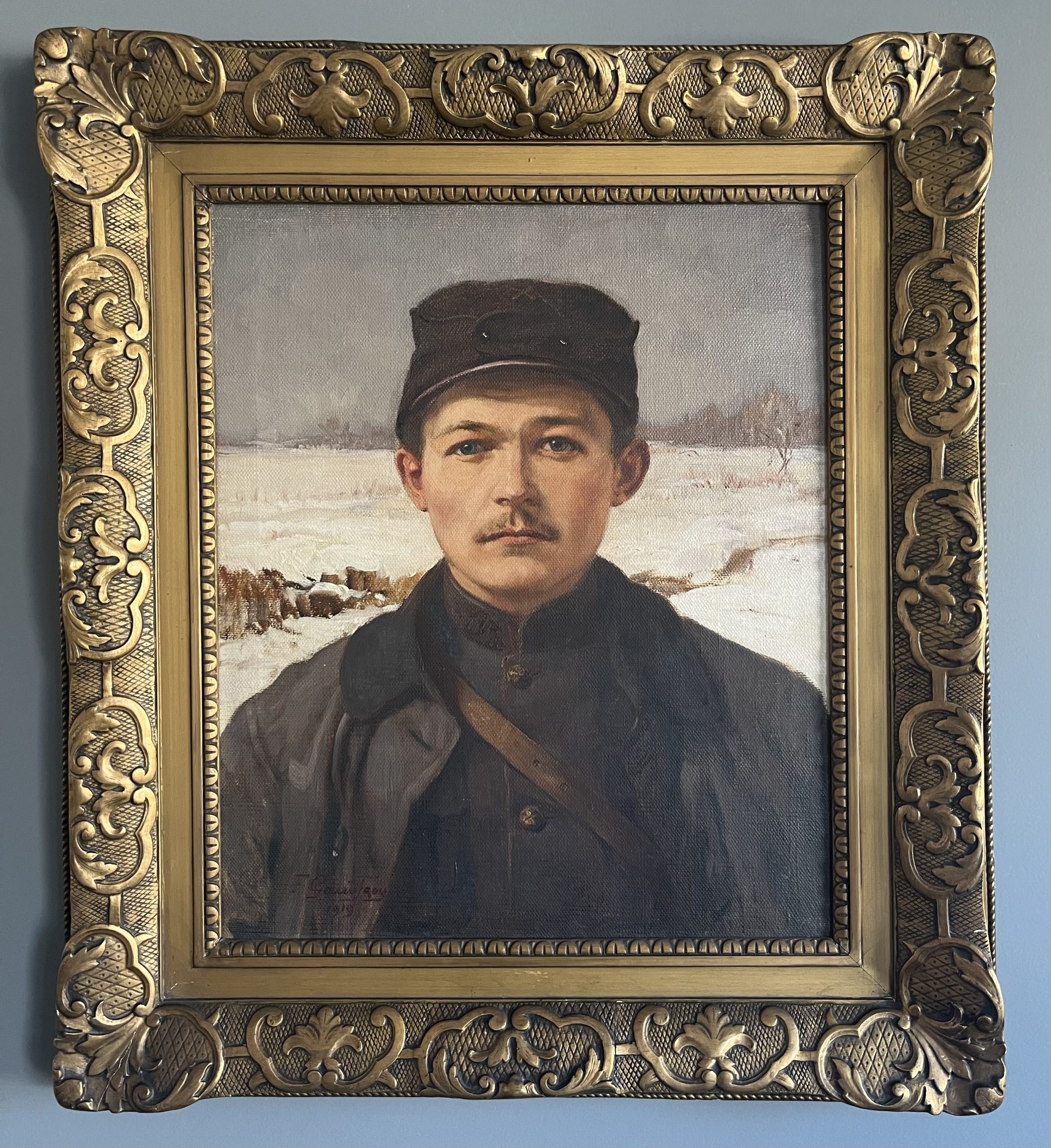 Fernand Gaudfroy Soldat en hiver 2