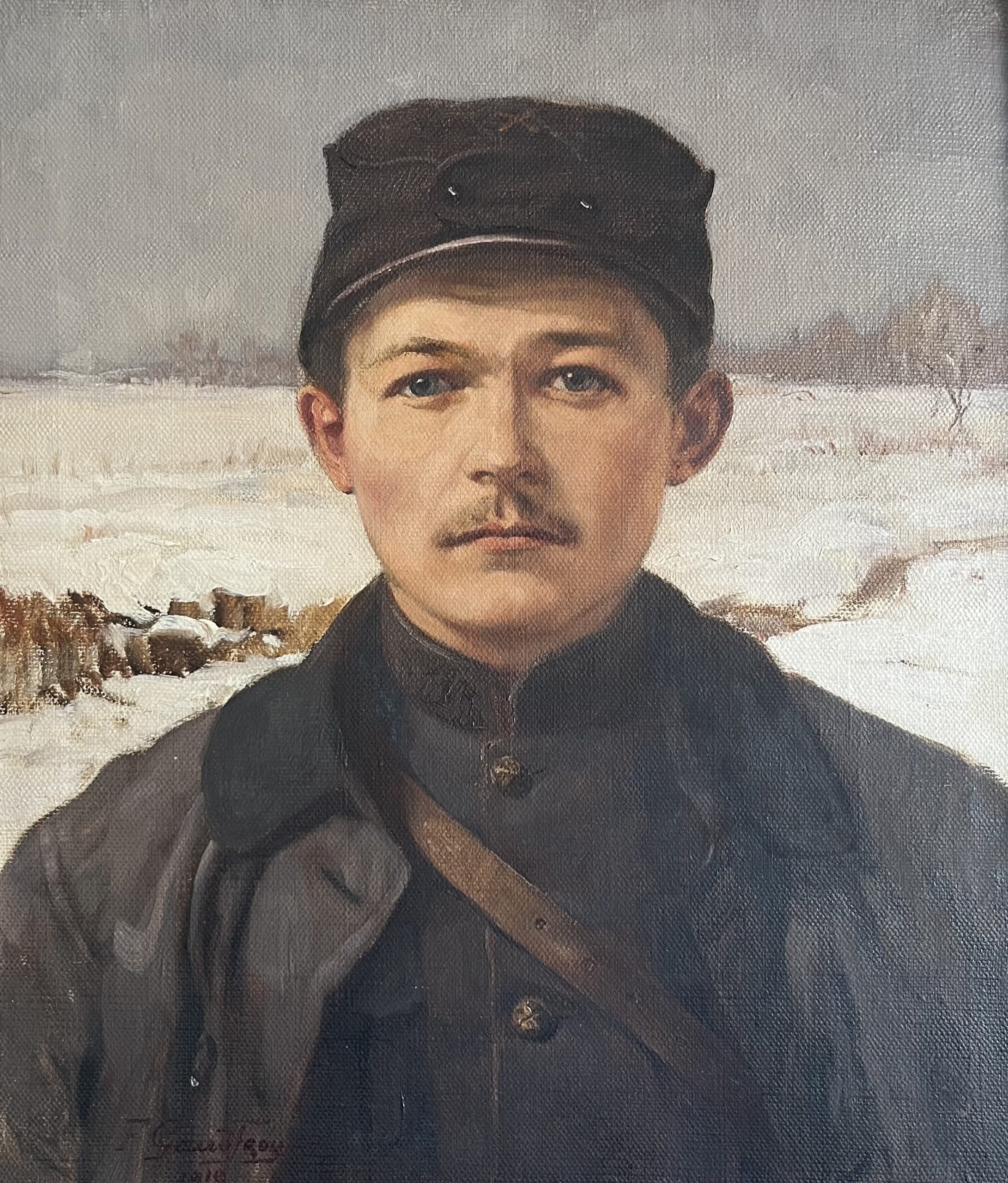 Fernand Gaudfroy Soldat en hiver 3