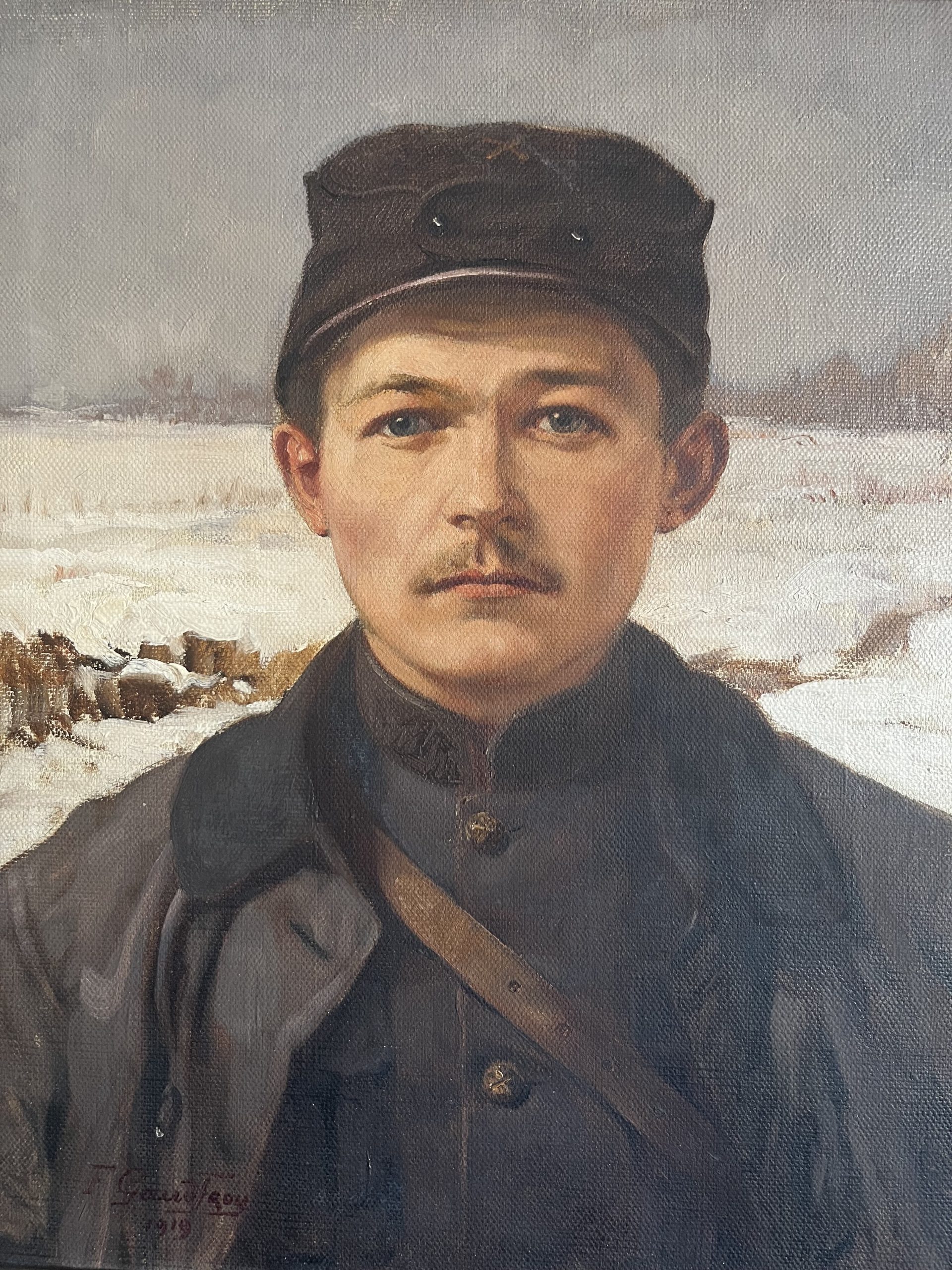 Fernand Gaudfroy Soldat en hiver 5
