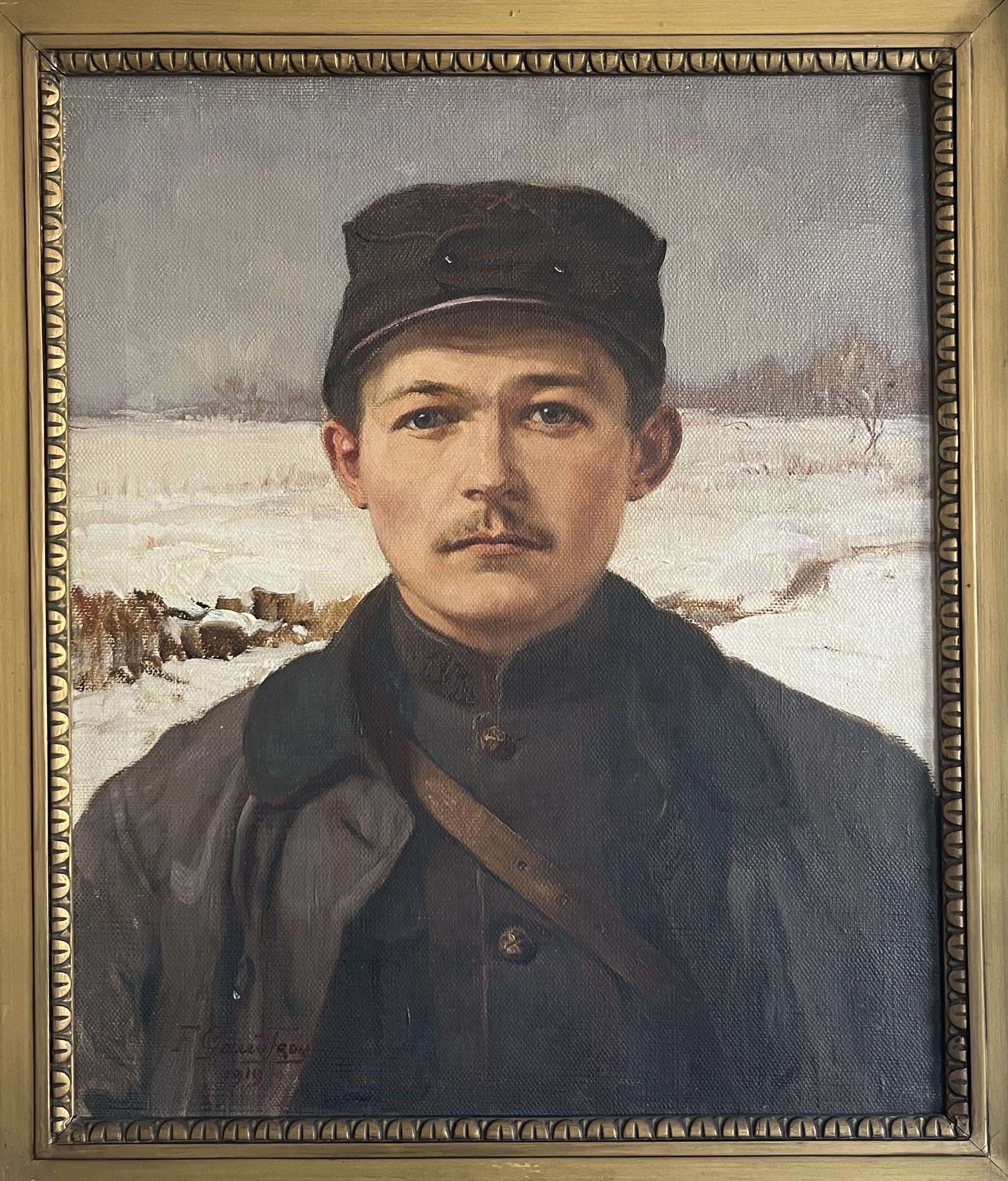 Fernand Gaudfroy Soldat en hiver 6