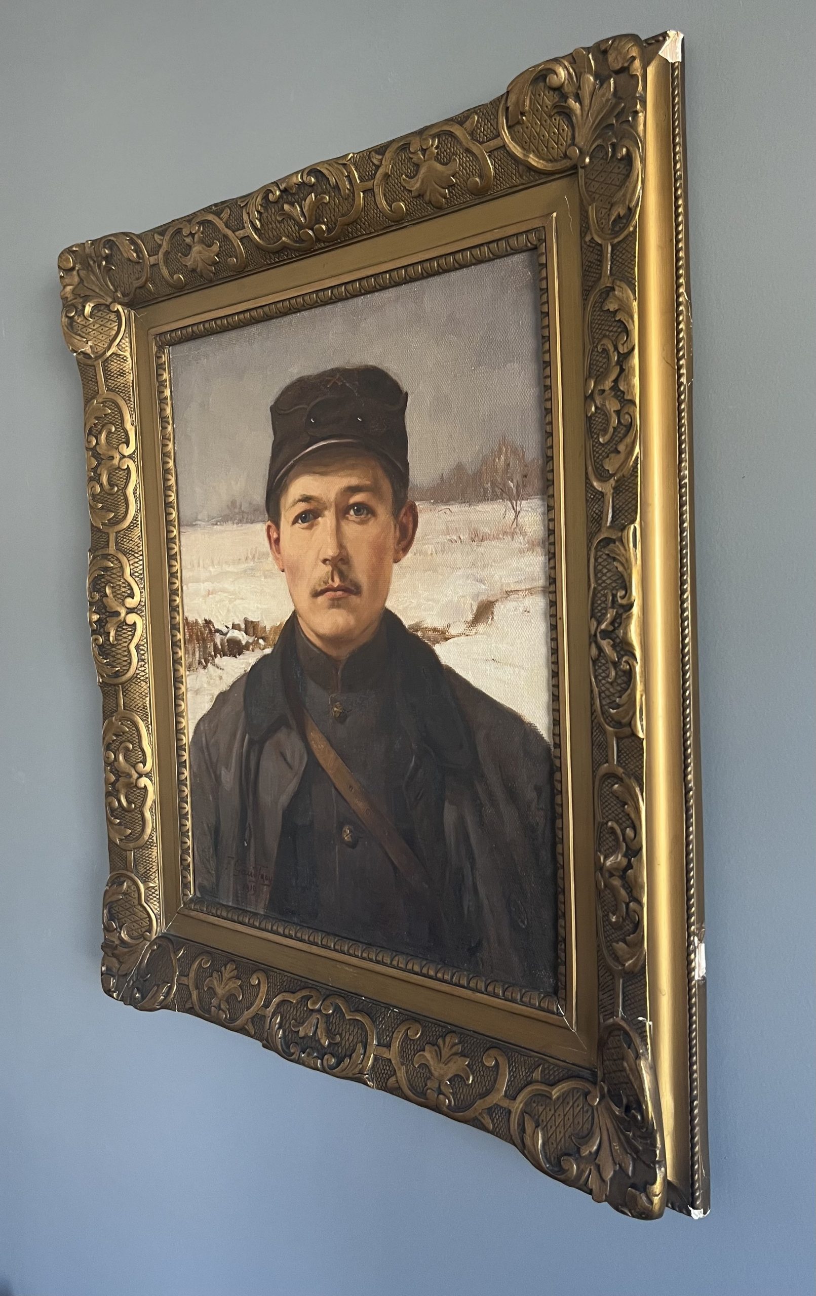 Fernand Gaudfroy Soldat en hiver 8