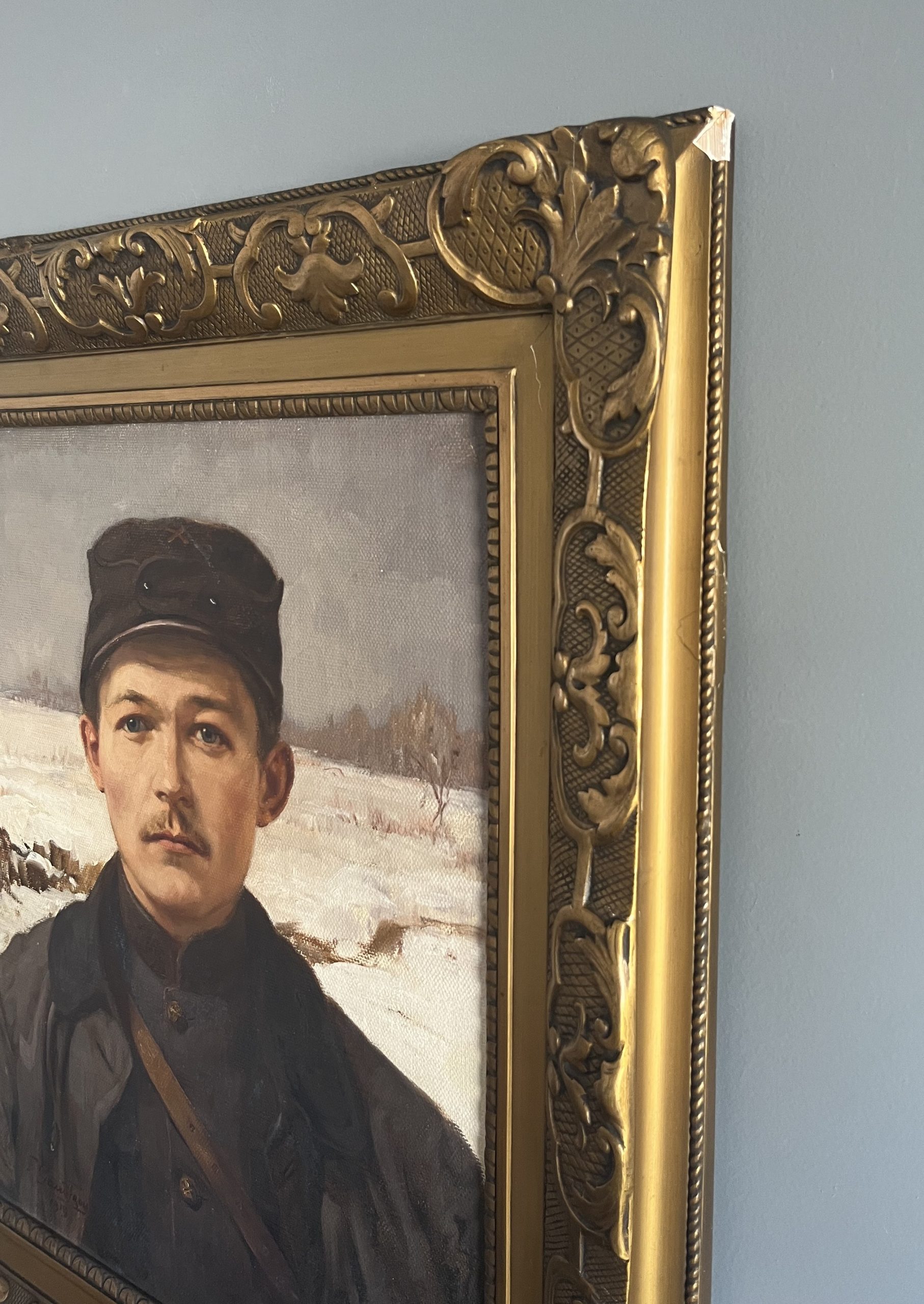 Fernand Gaudfroy Soldat en hiver 9