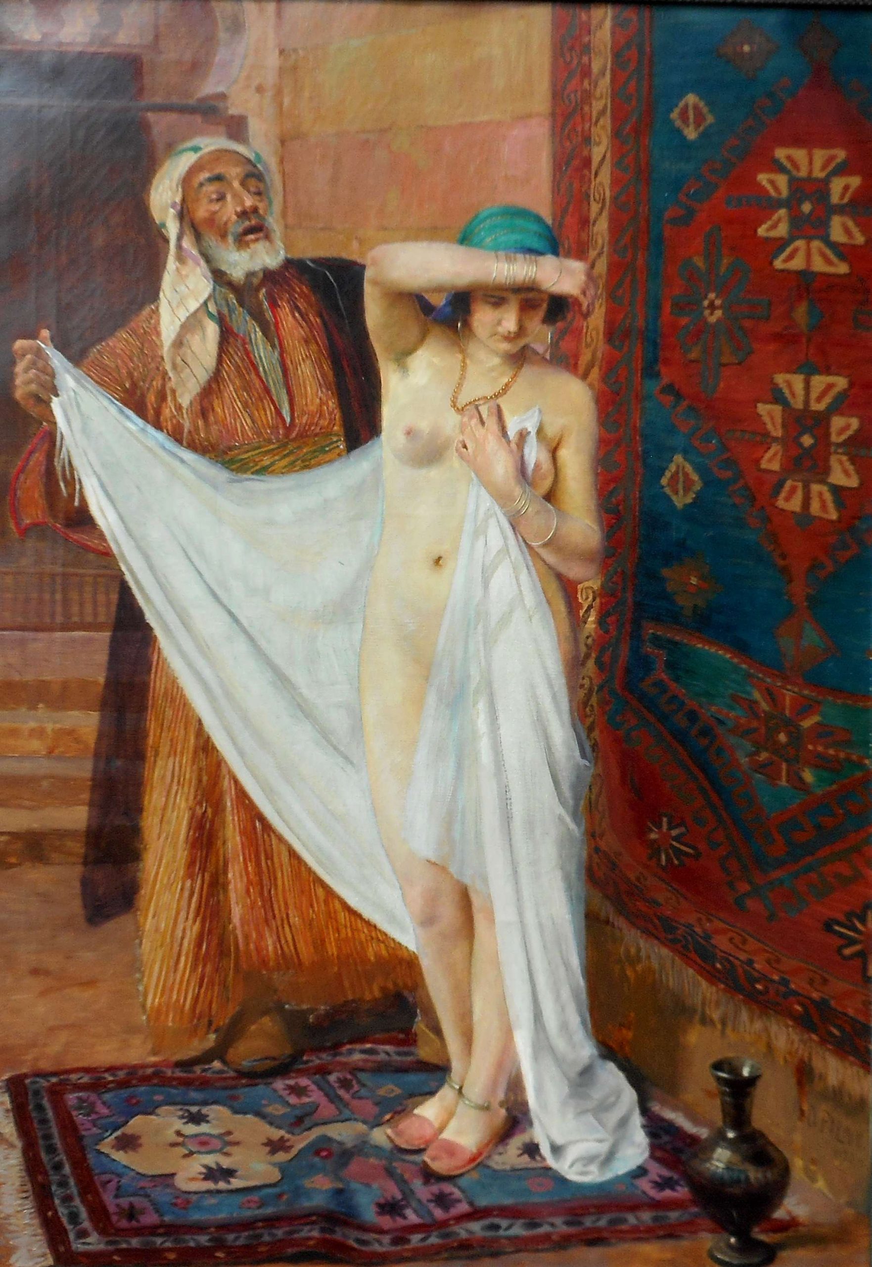 OTTO PILNY ht 115 x 81 cm 1924 restaurée