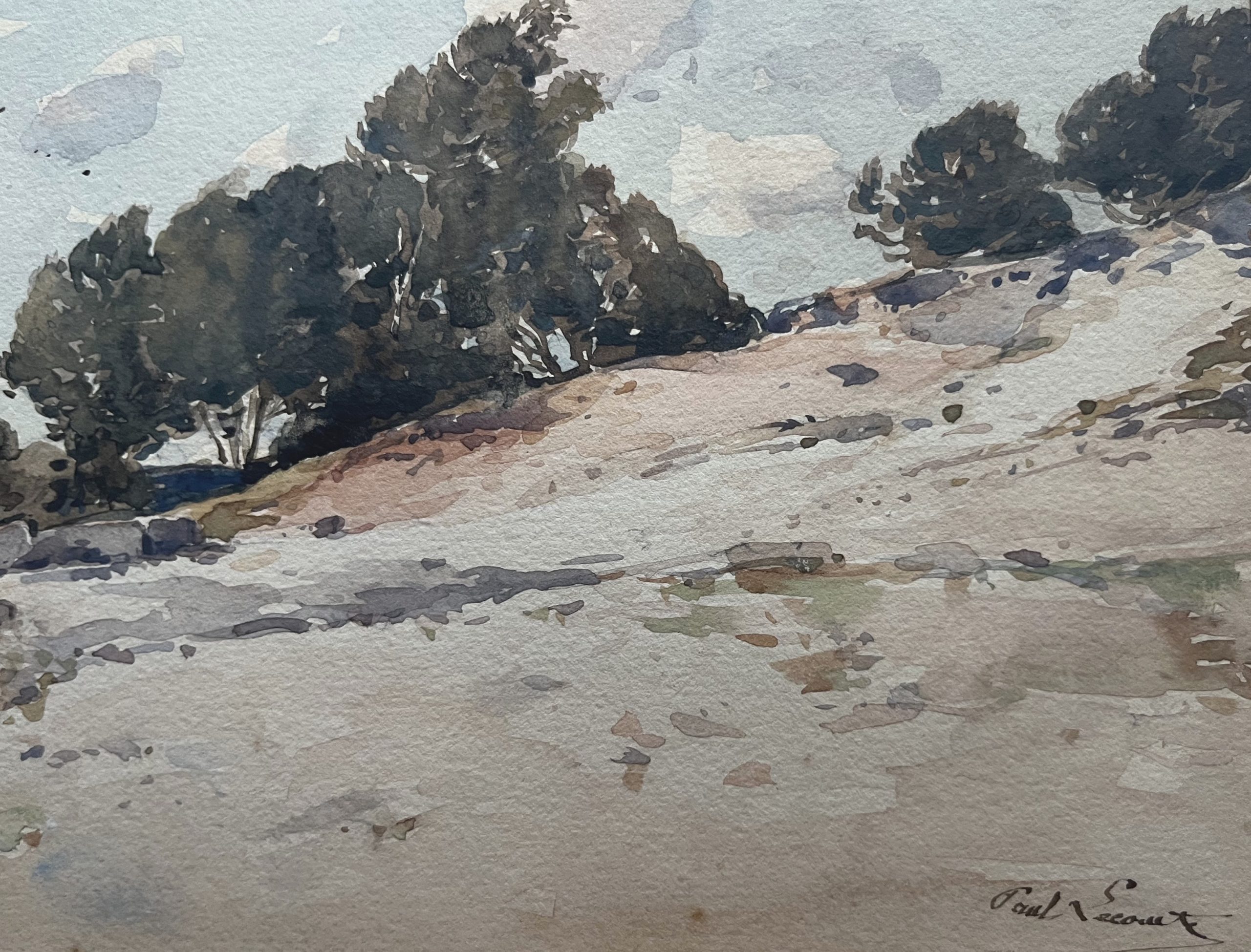 Paul Lecomte les sables à Mortefontaine 5
