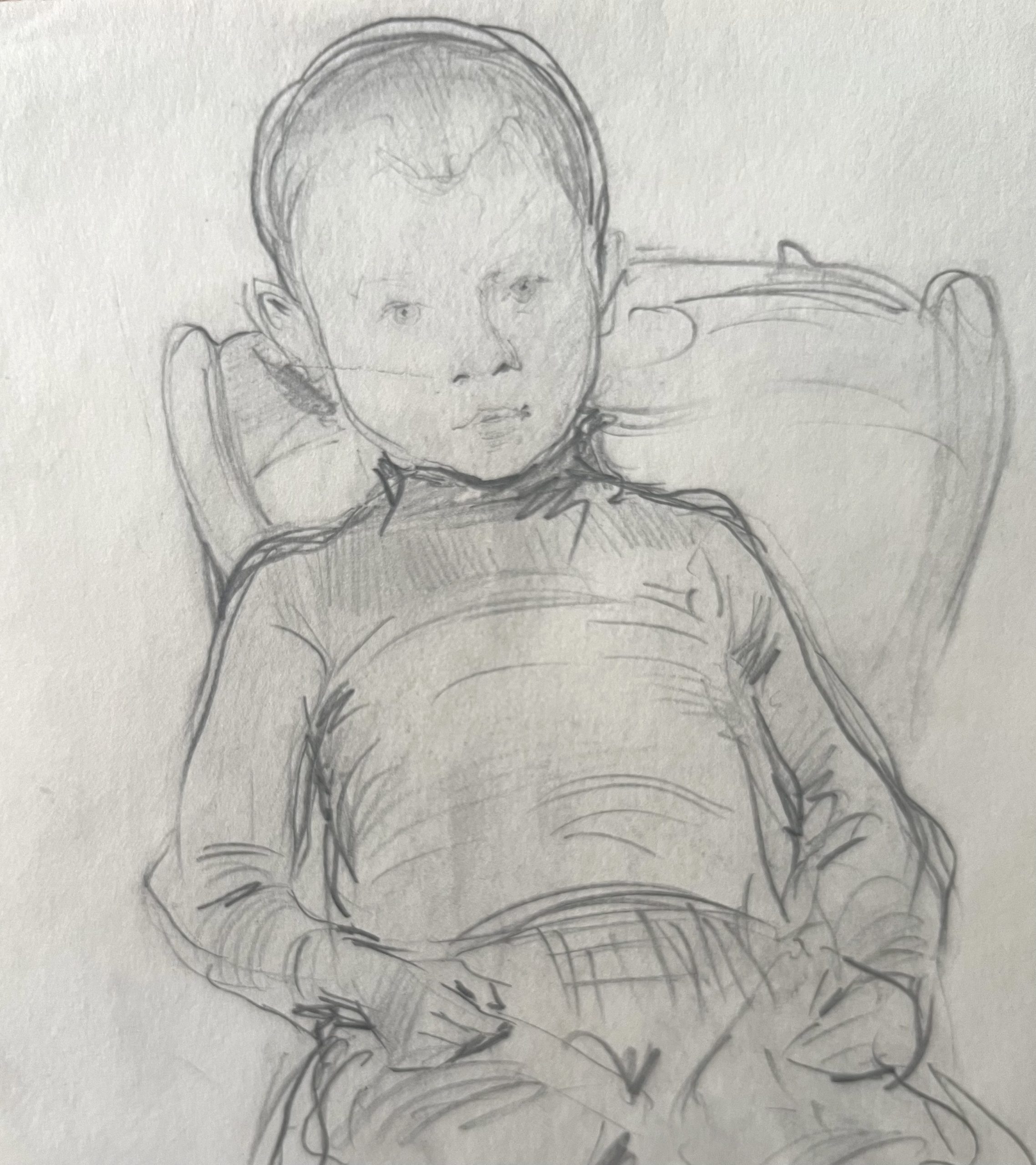 Paul Mathey Deux portraits de son fils 6