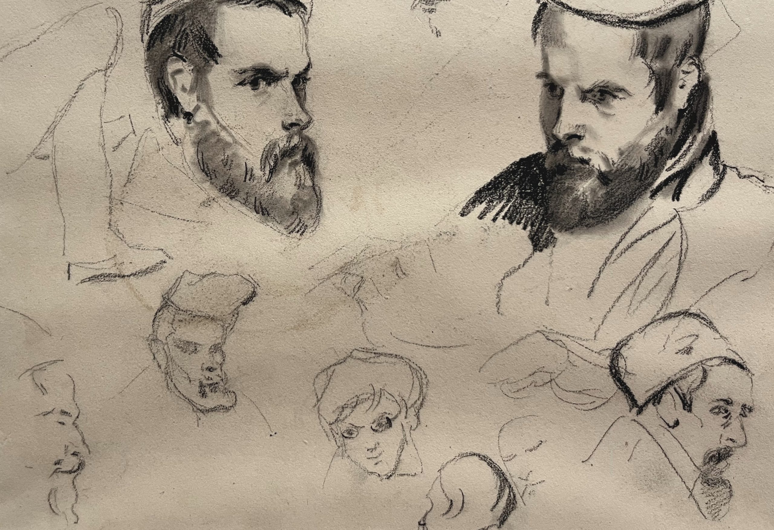 Ecole romantique portrait d'homme 6