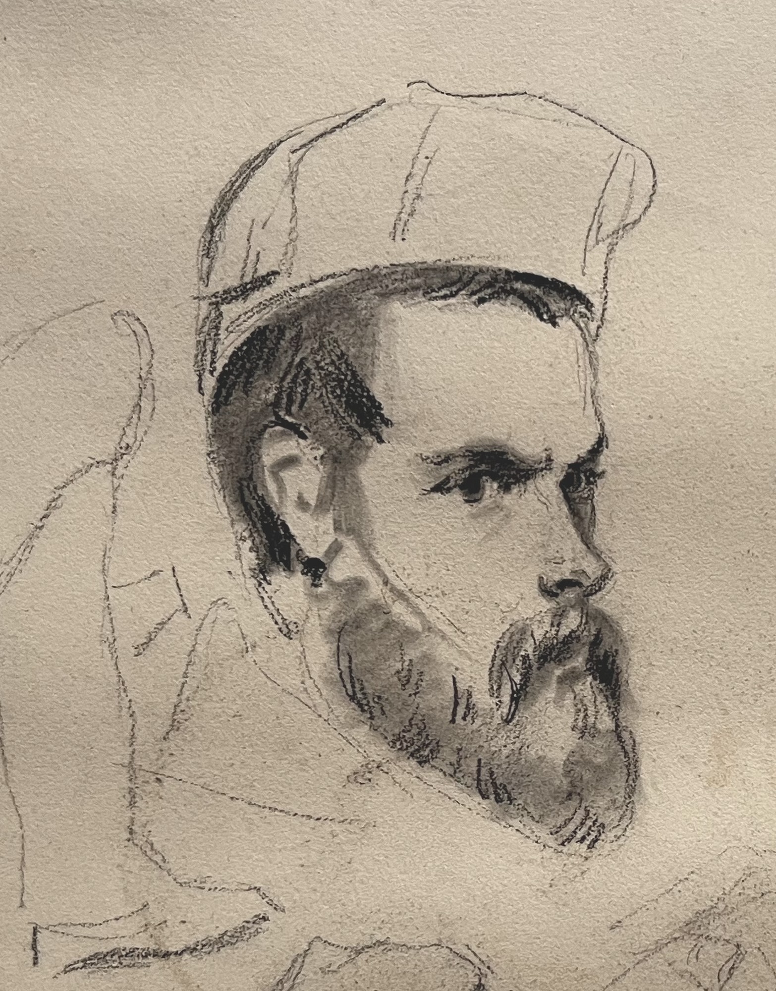 Ecole romantique portrait d'homme 7