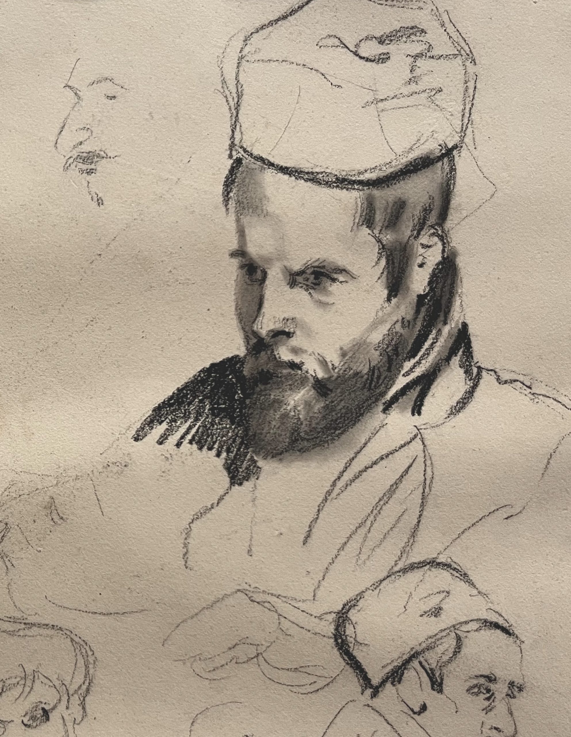 Ecole romantique portrait d'homme 8