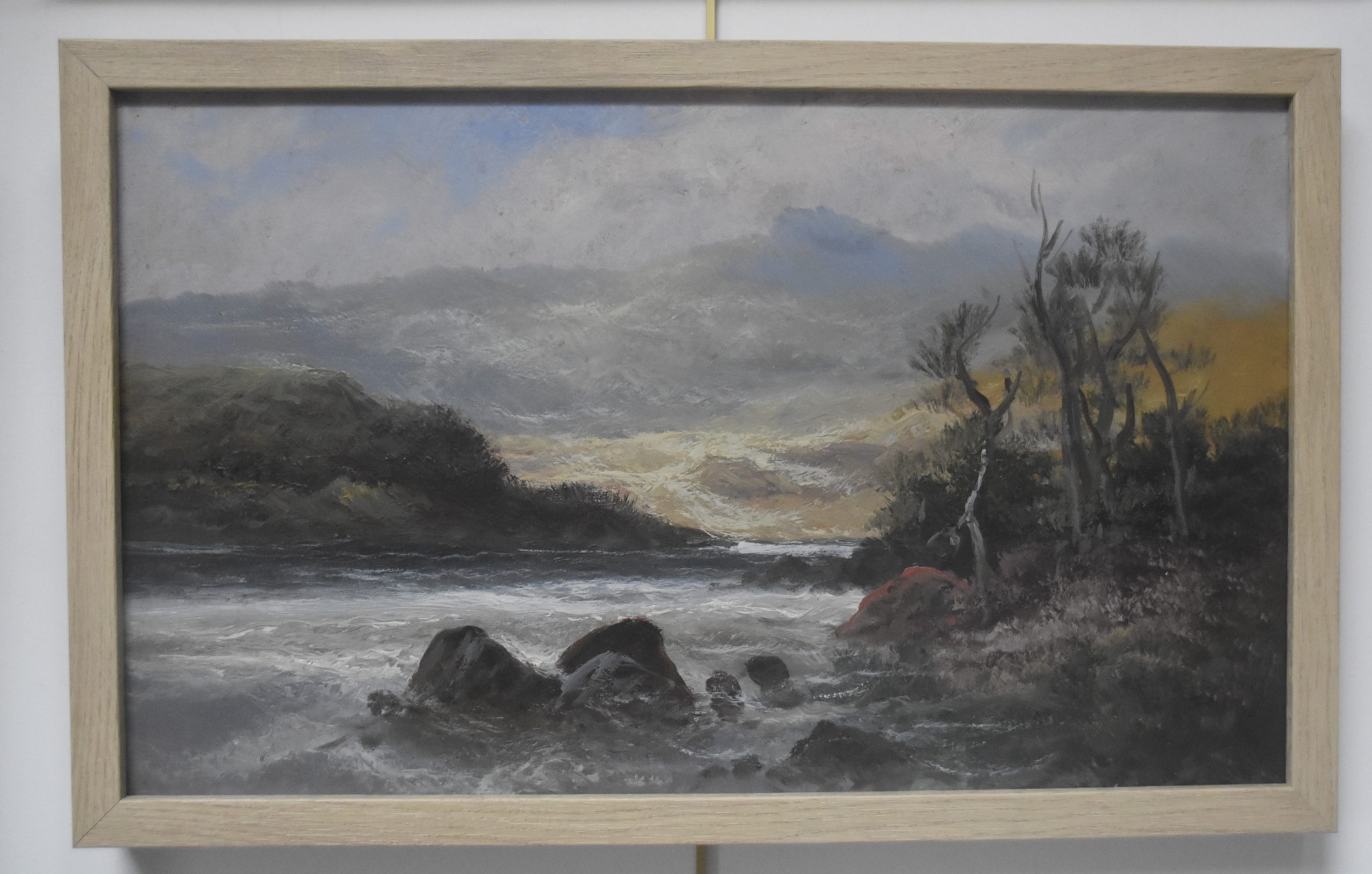 Paysage Huile sur papier 2