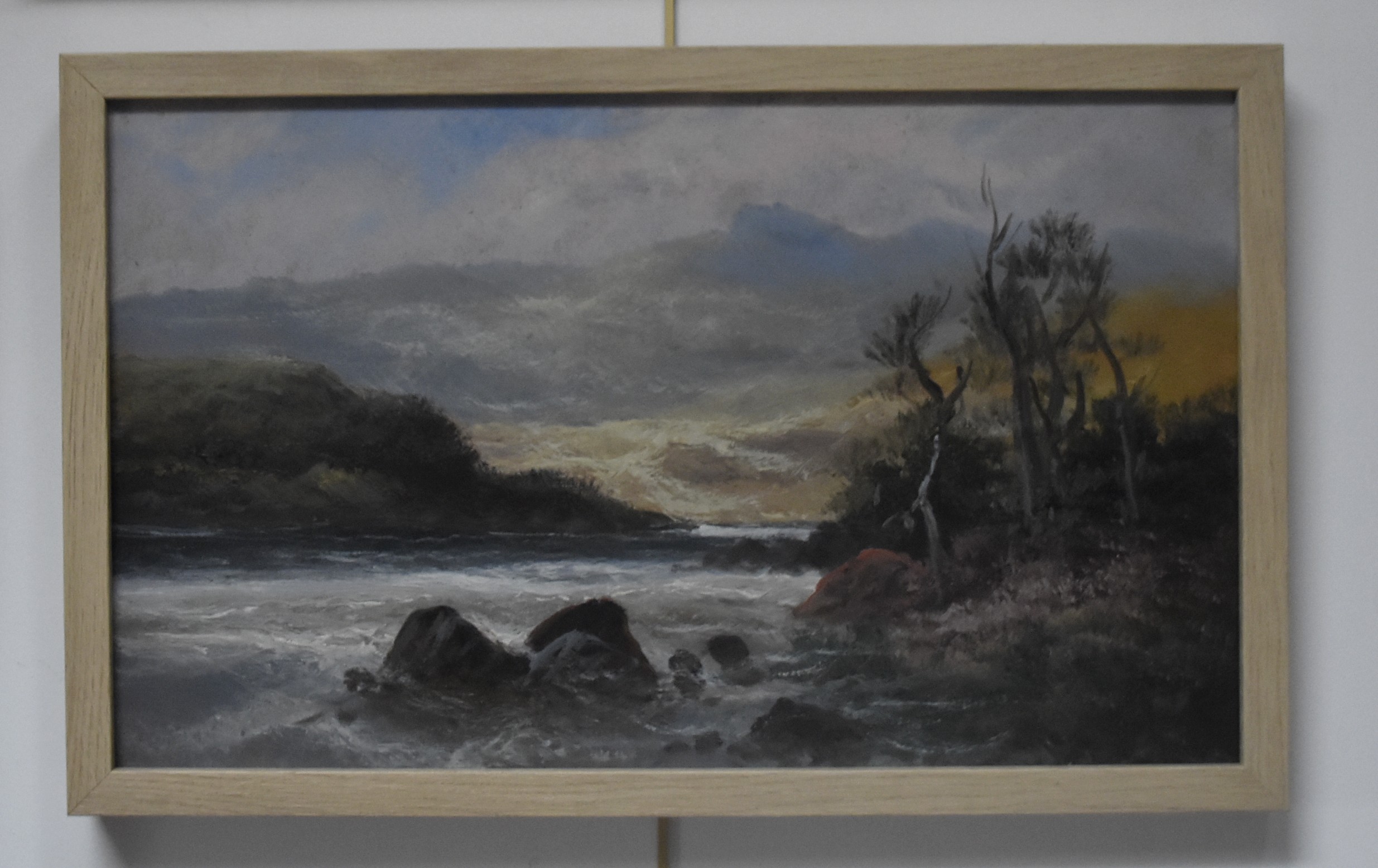 Paysage Huile sur papier 3