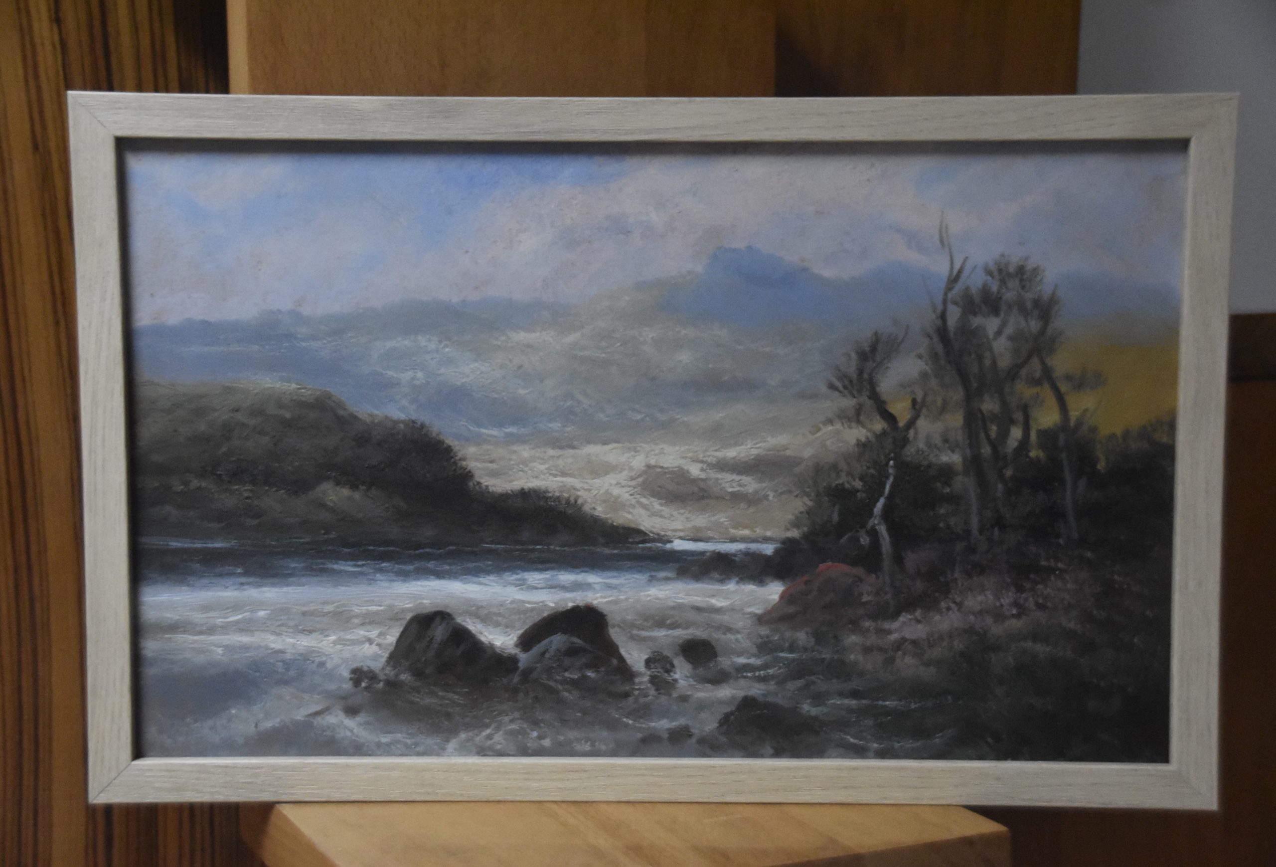 Paysage Huile sur papier 6