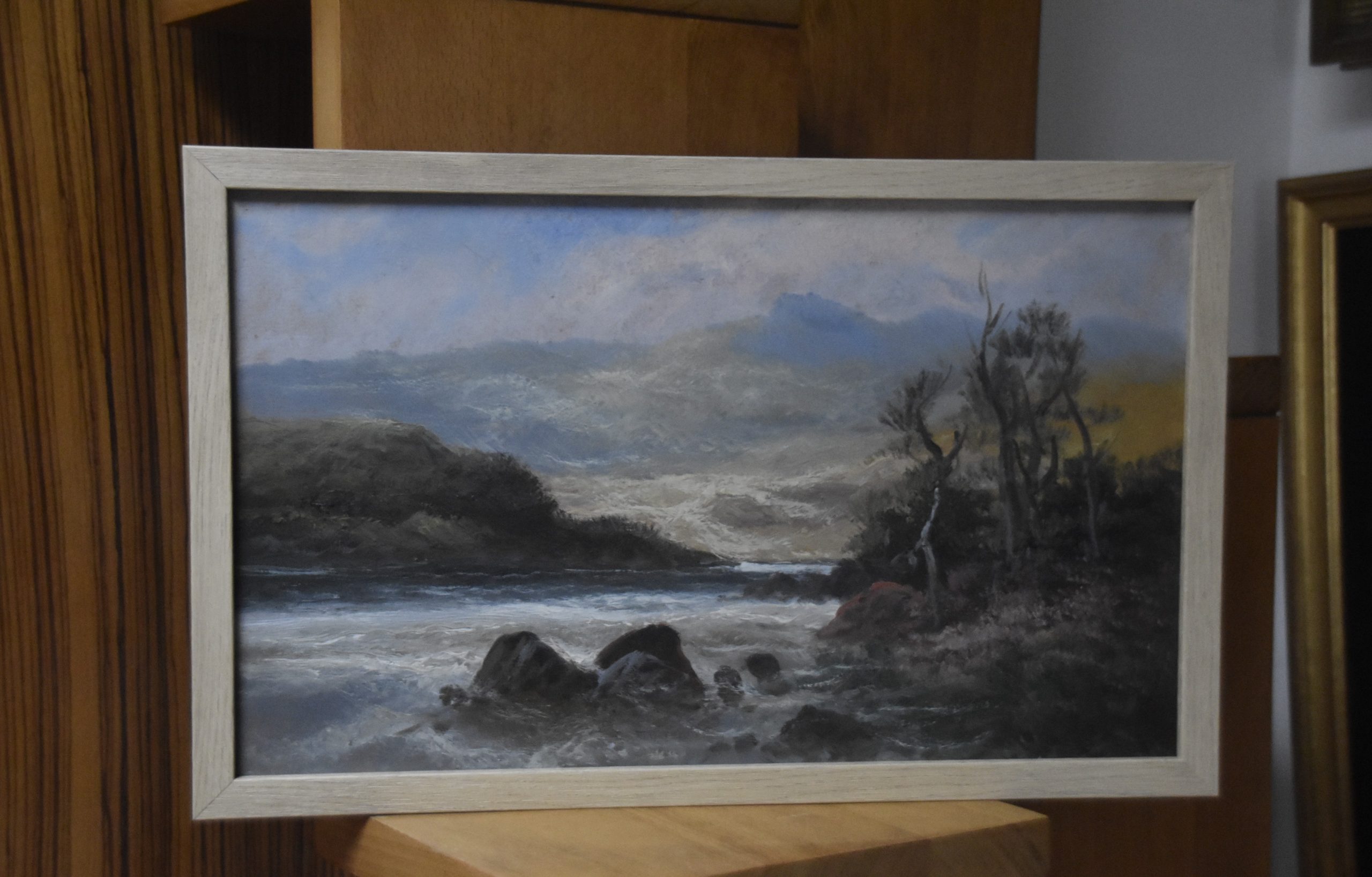 Paysage Huile sur papier 7