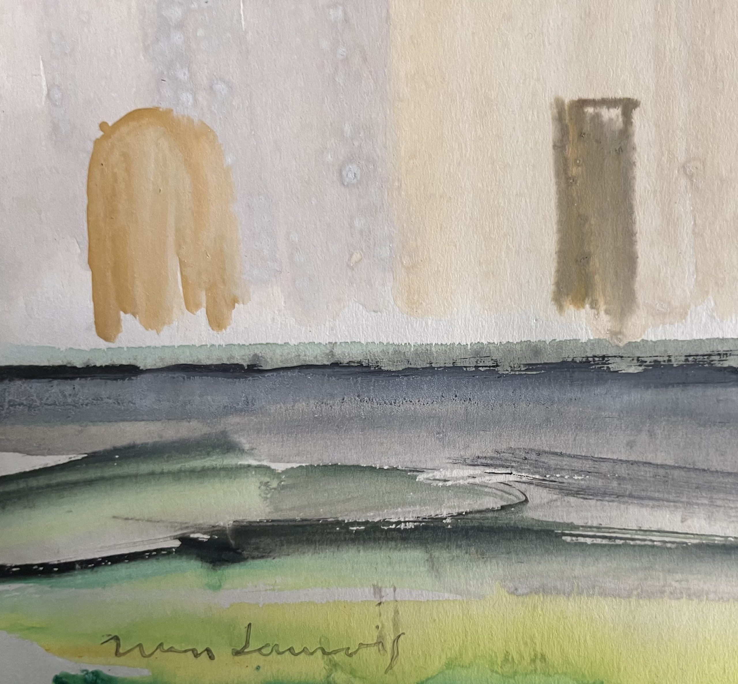 Jean Launois Paysage d'Afrique du Nord 2