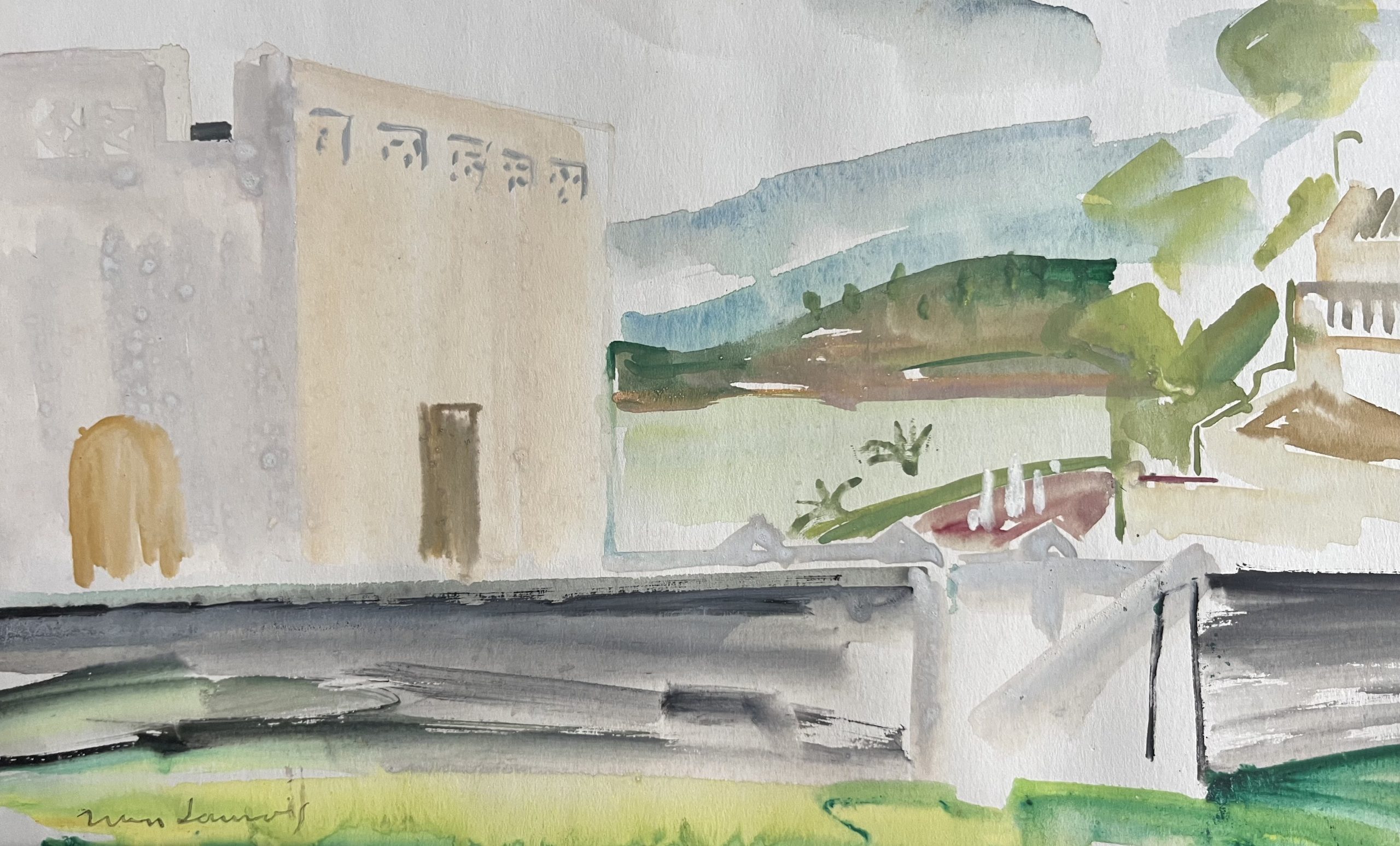 Jean Launois Paysage d'Afrique du Nord 3