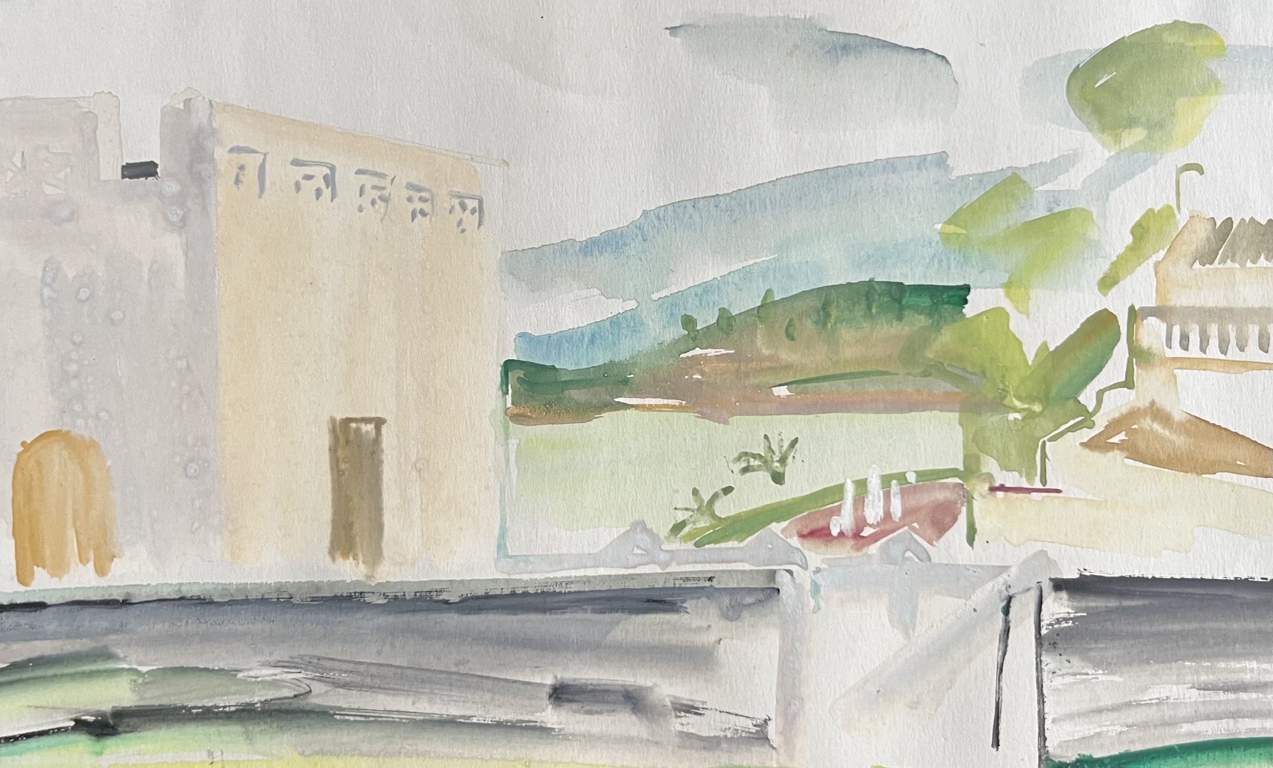 Jean Launois Paysage d'Afrique du Nord 4