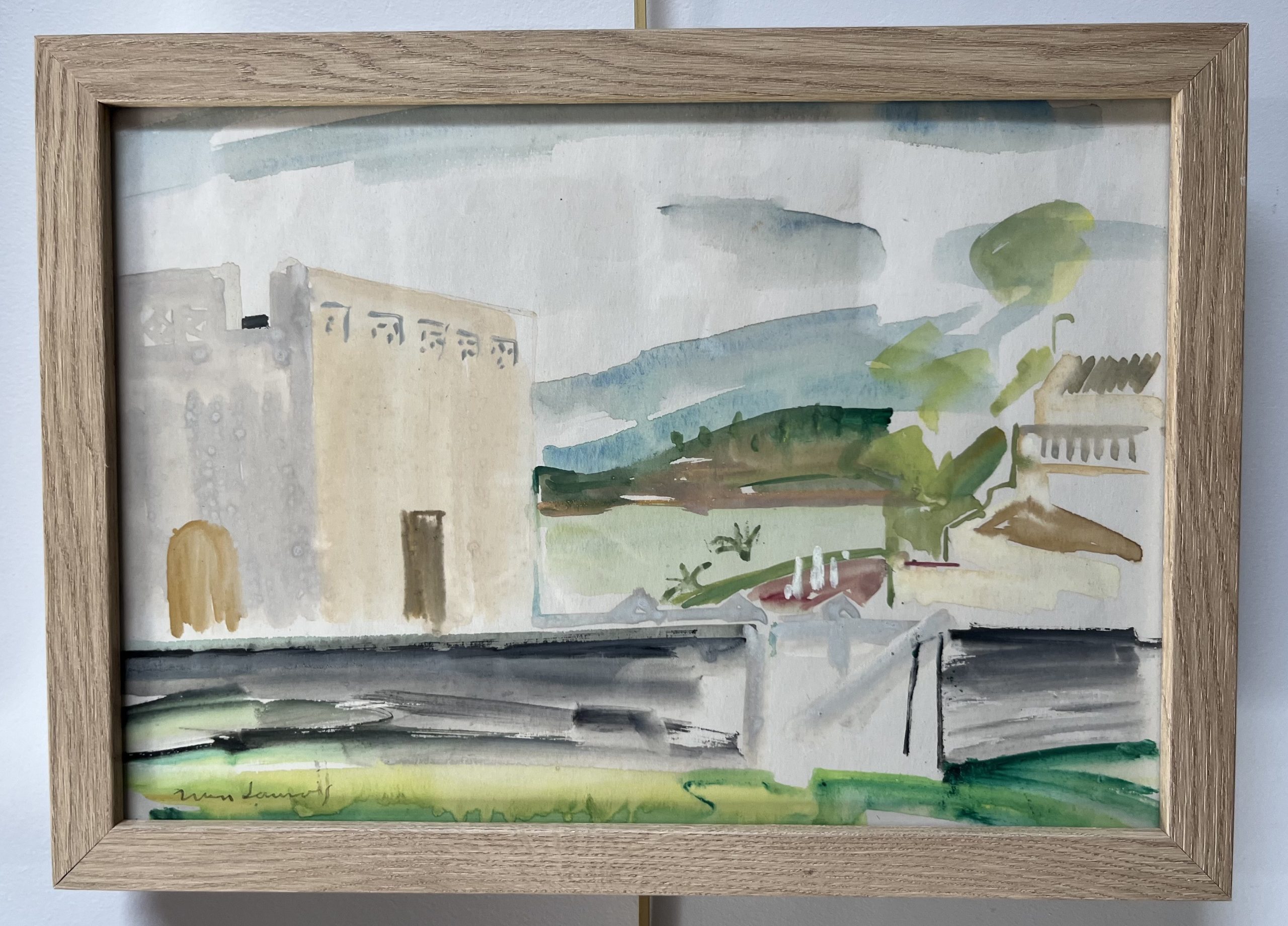 Jean Launois Paysage d'Afrique du Nord 5