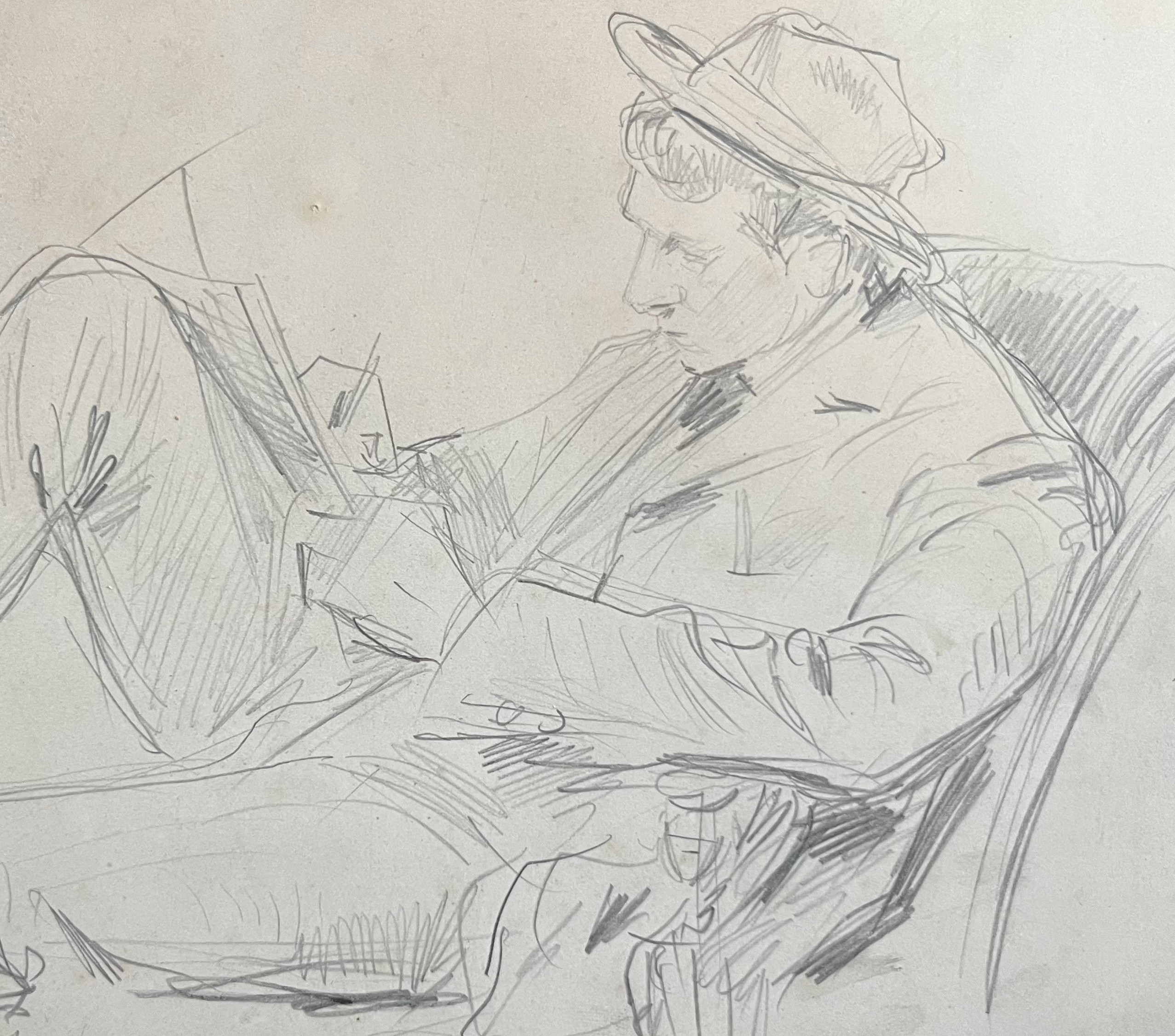 Paul Victor Mathey Son fils Jacques écrivant 2