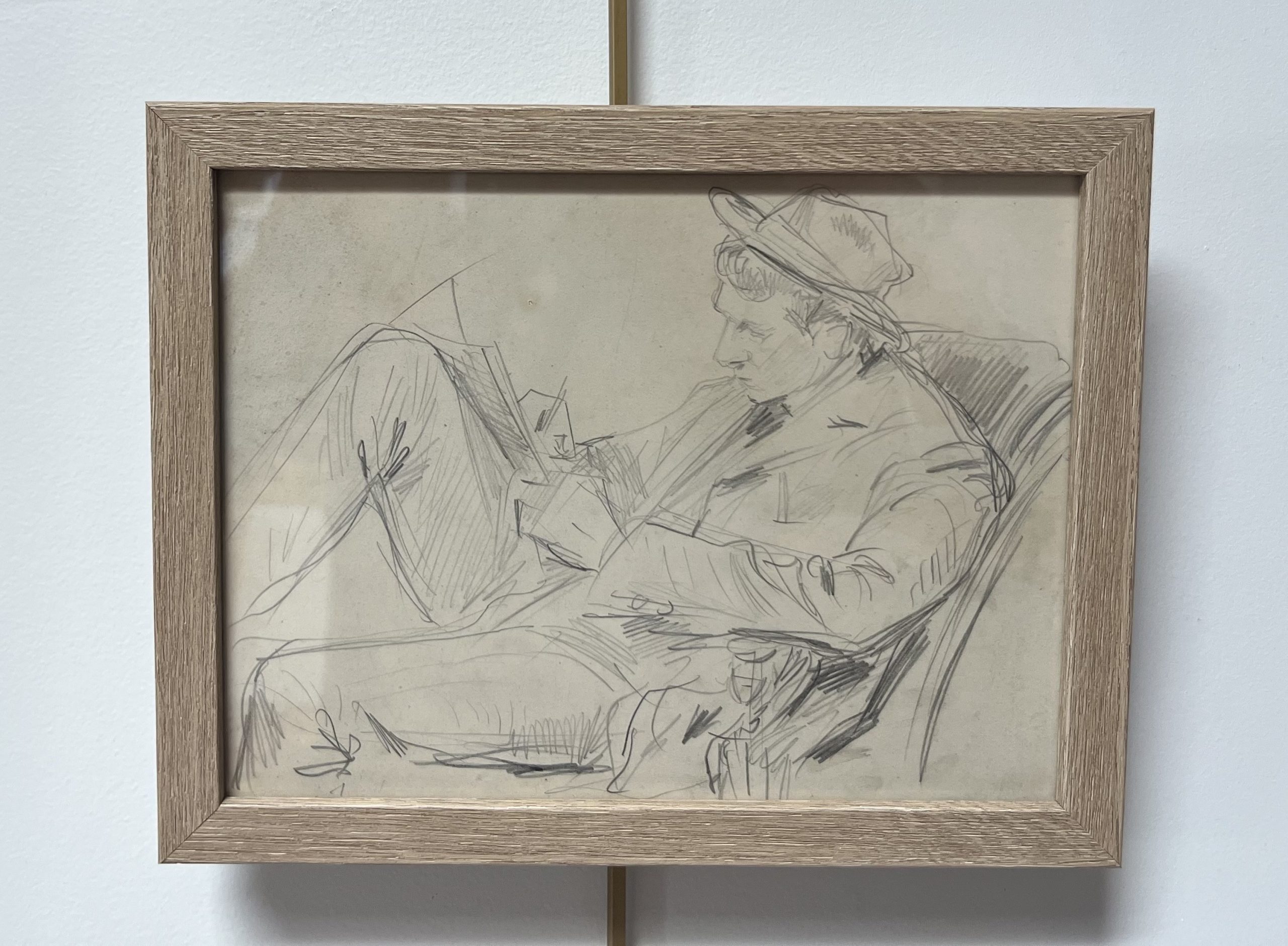 Paul Victor Mathey Son fils Jacques écrivant 5